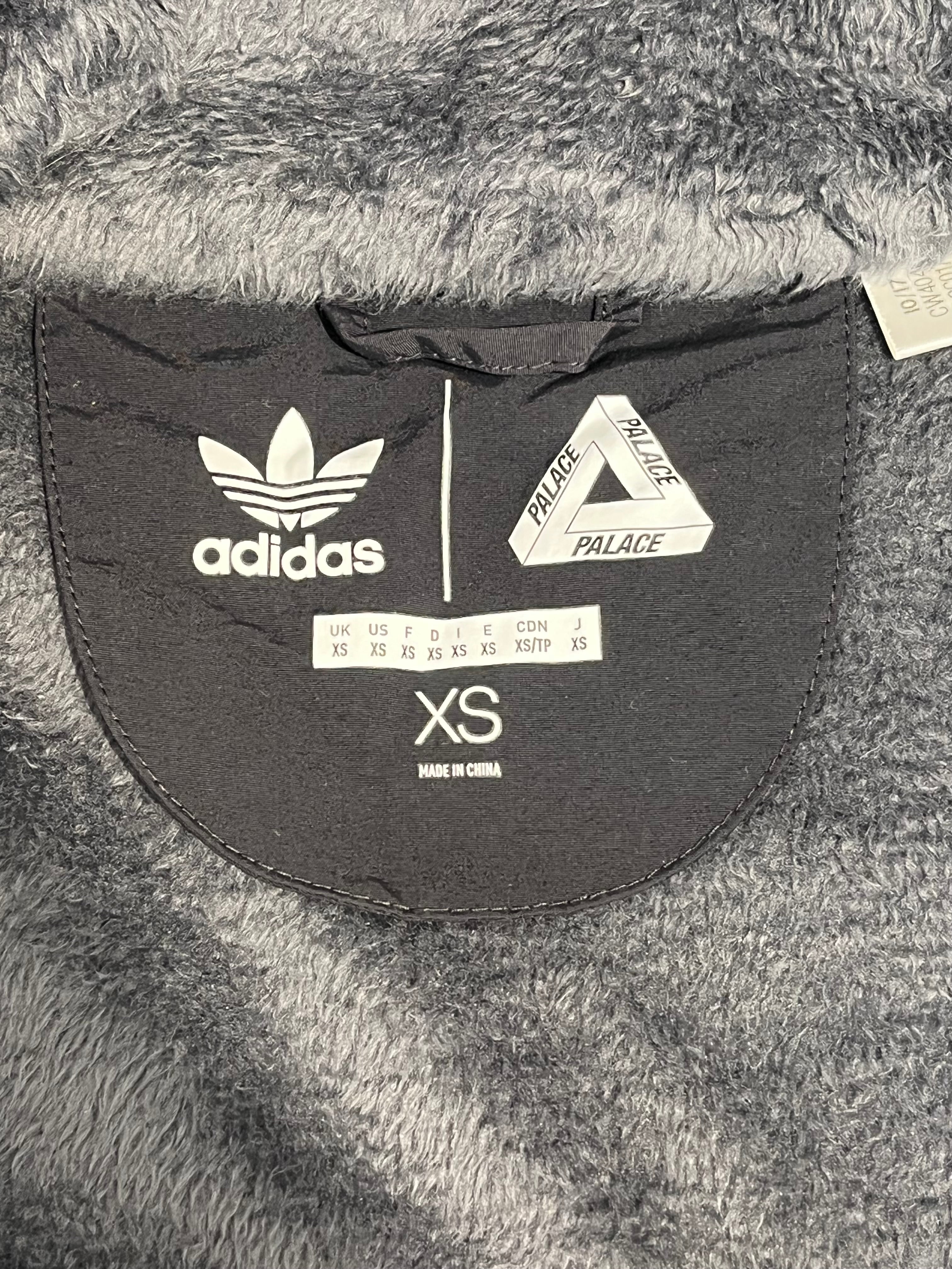 PALACE/adidas/Fleece Jkt/XS/Cotton/GRY/LOGO FLEECE view 3
