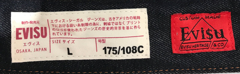EVISU/Jacket/L/Cotton/IDG/