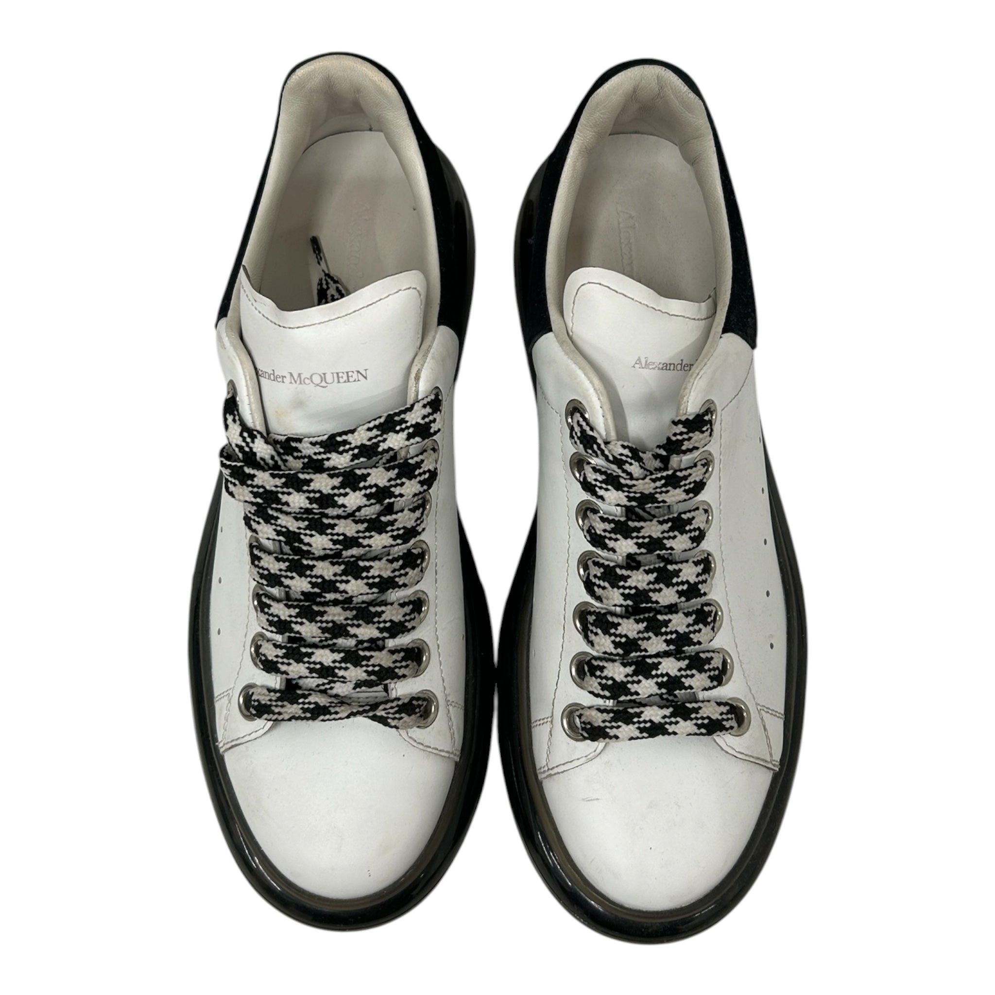 Alexander McQueen/Low-Sneakers/US 7.5/Leather/WHT/OVERSIZED SNEAKER view 3
