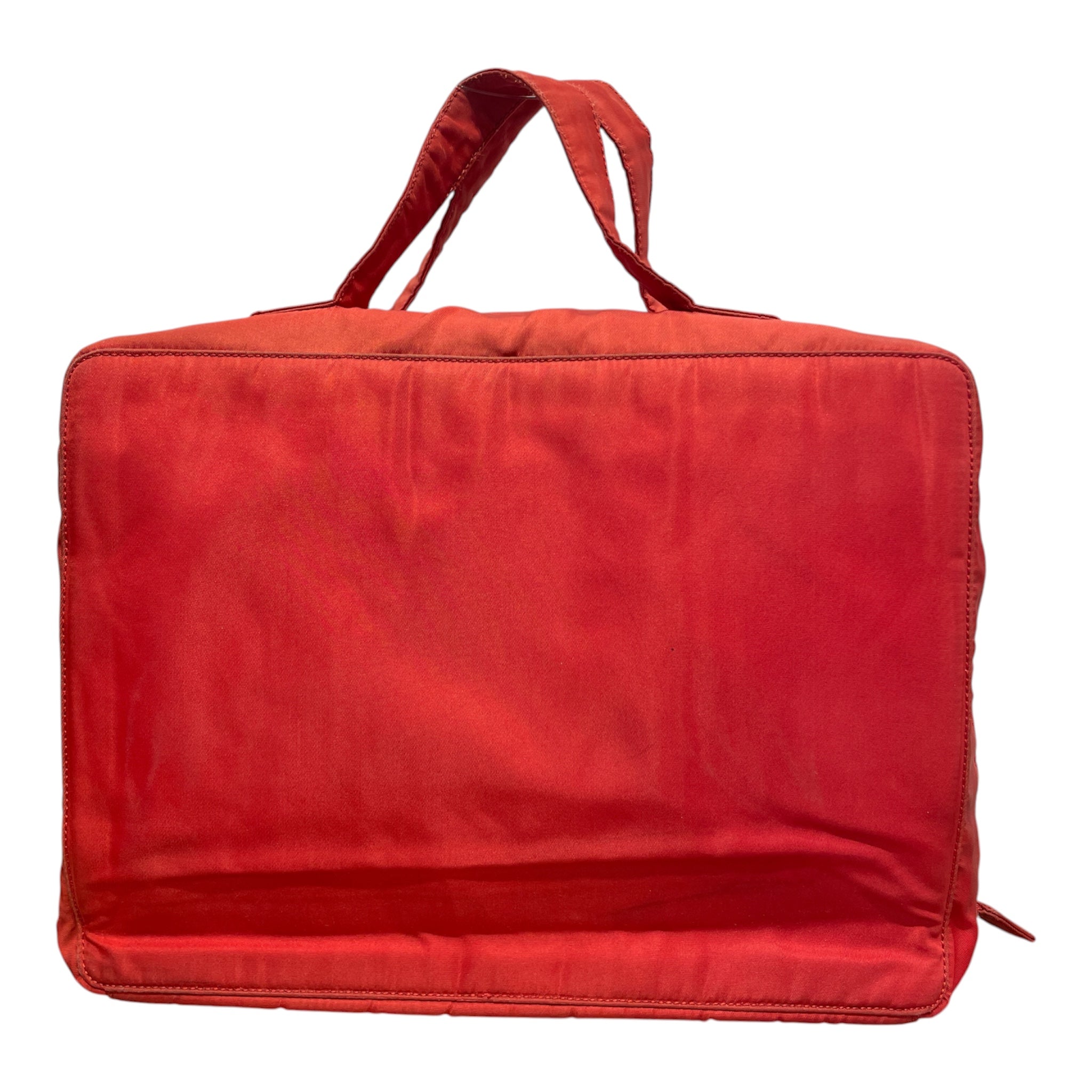 PRADA/Hand Bag/Nylon/RED/TESSUTO CLEAR COMPARTMENT view 2