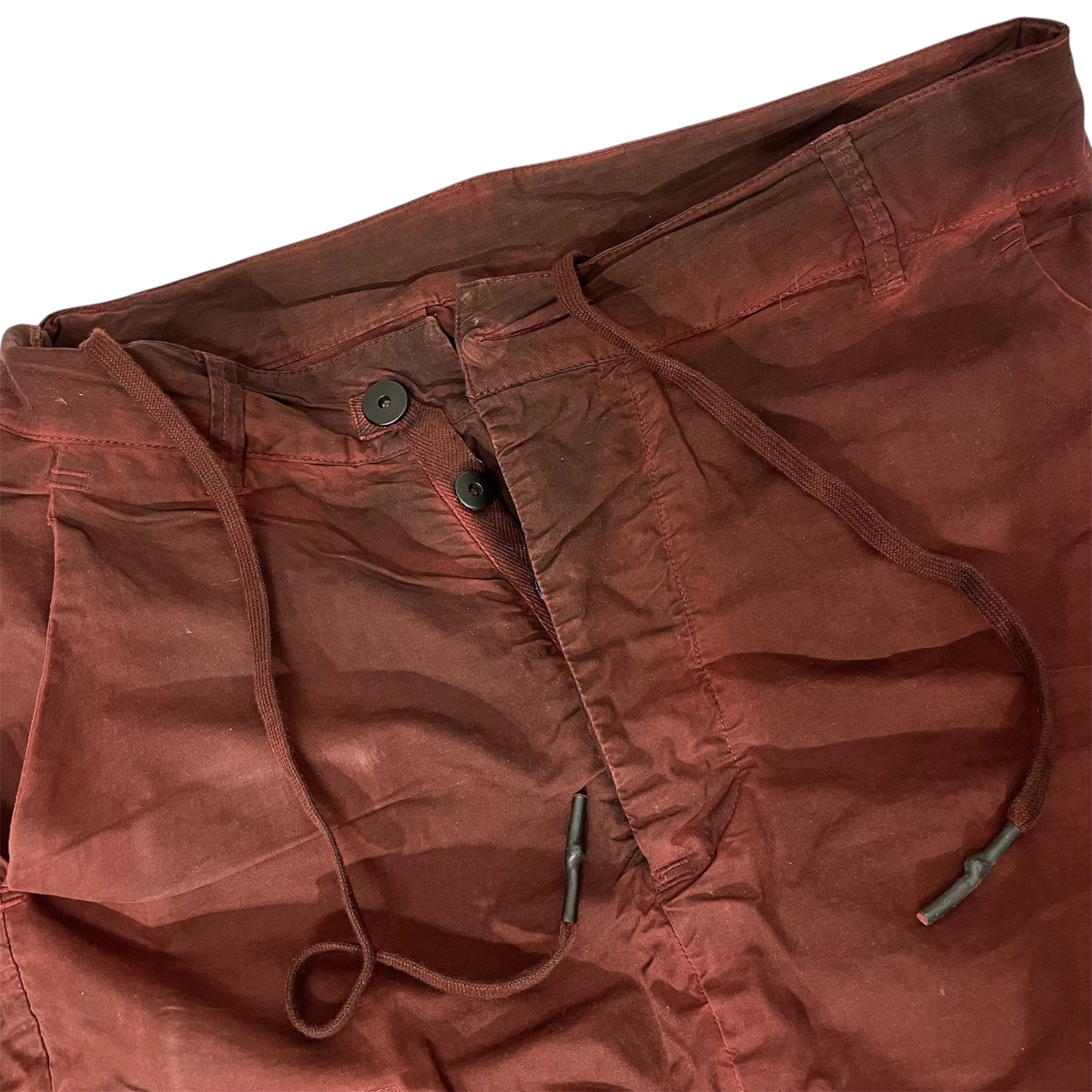 11 By Boris Bidjan Saberi/Pants/34/Cotton/RED/ view 3