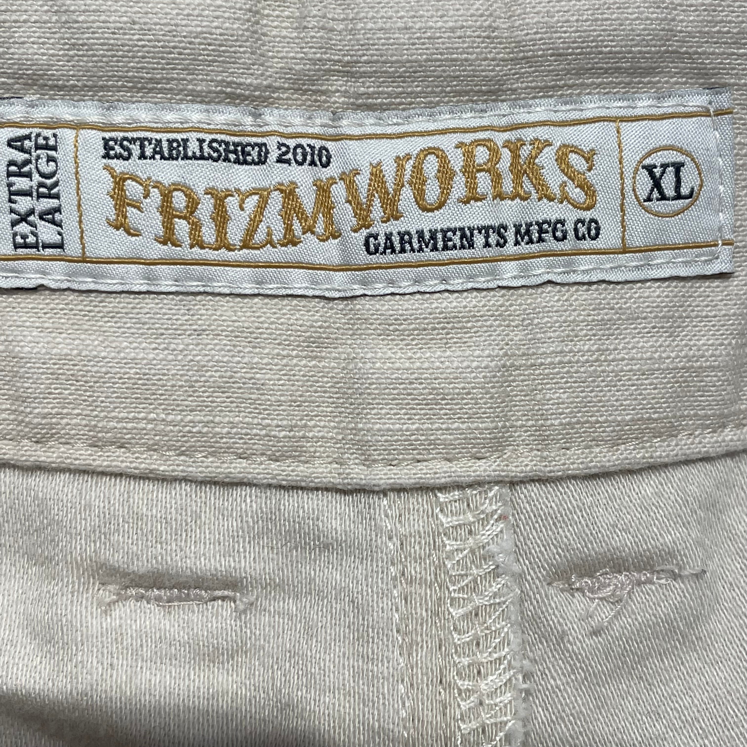 FRIZMWORKS/Pants/XL/Cotton/BEG/patchwork view 3