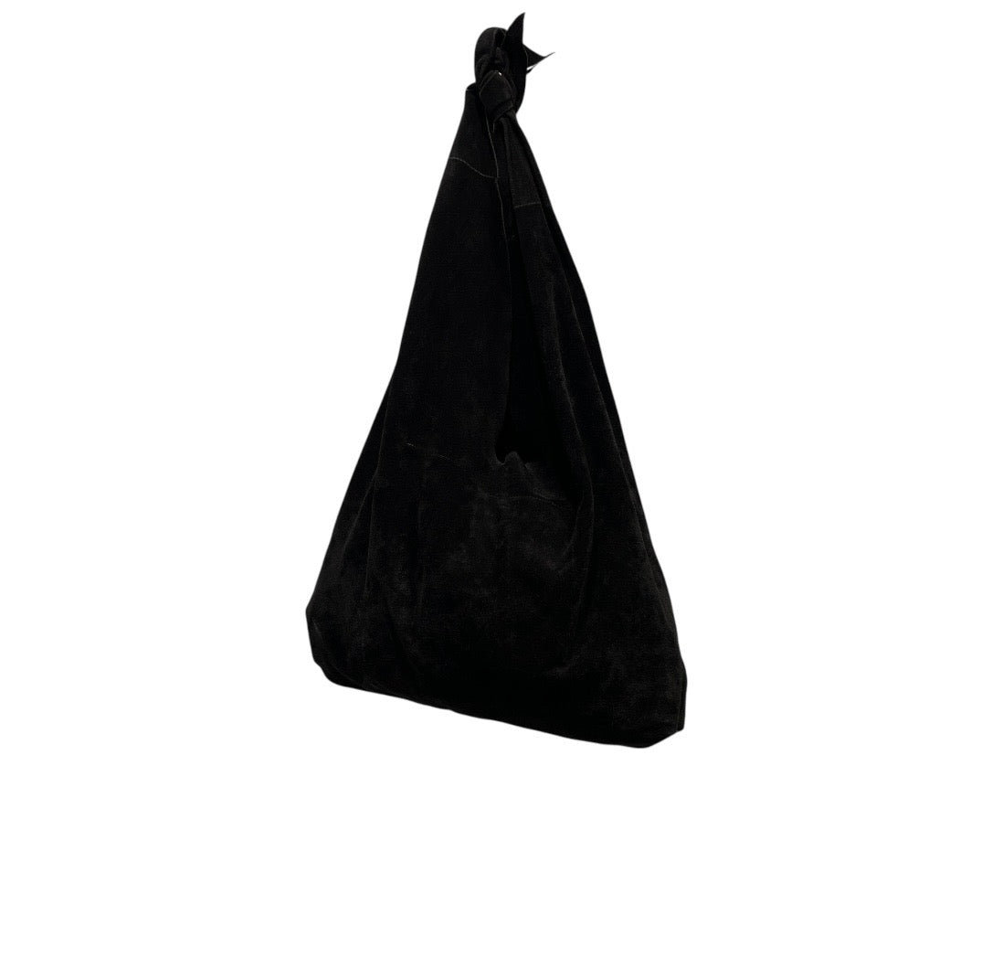 THE ROW/Tote Bag/Suede/BLK/ view 2