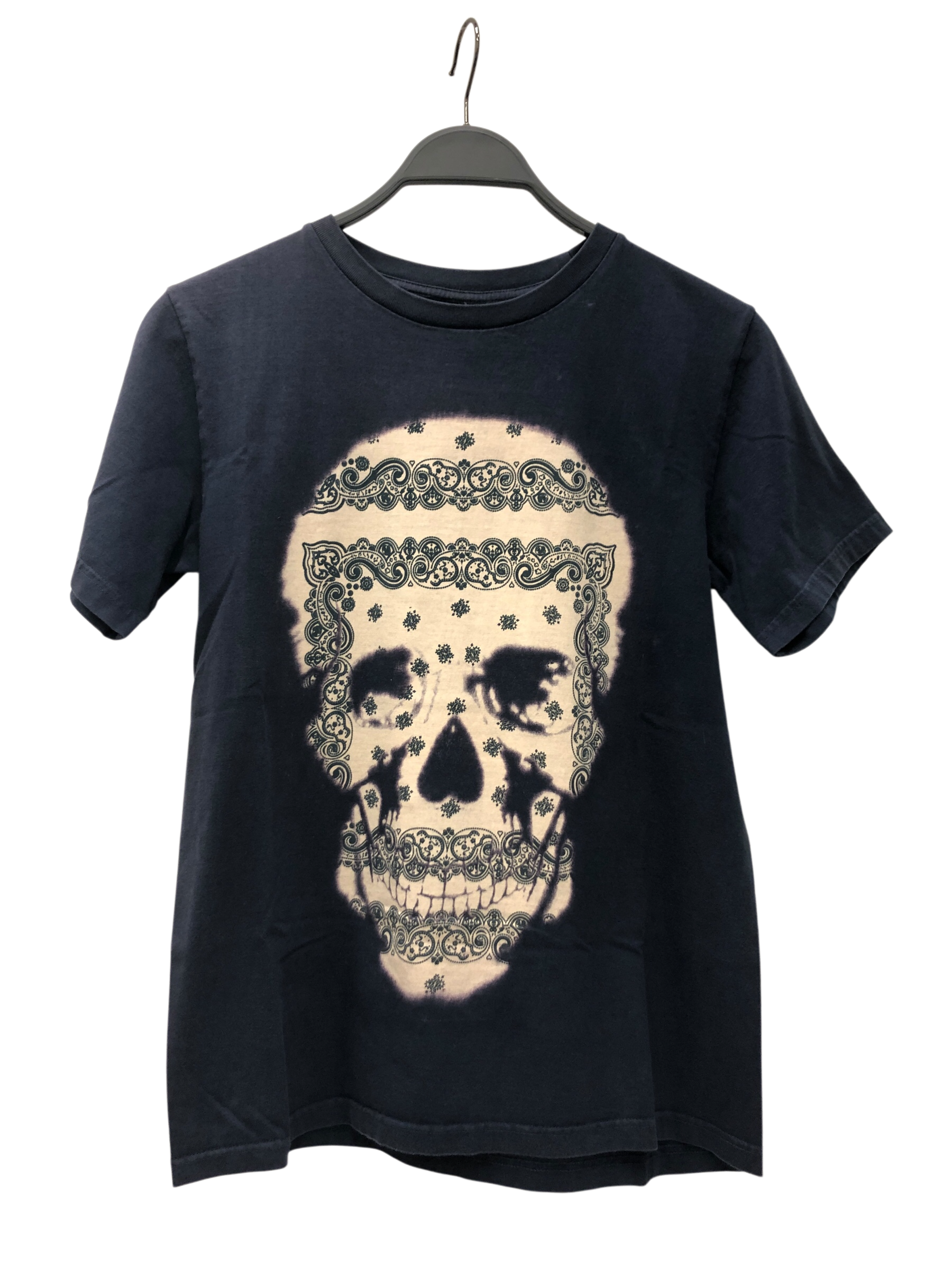 NUMBER (N)INE/T-Shirt/2/Cotton/BLU/BANDANA SKULL DBL SIDED view 1