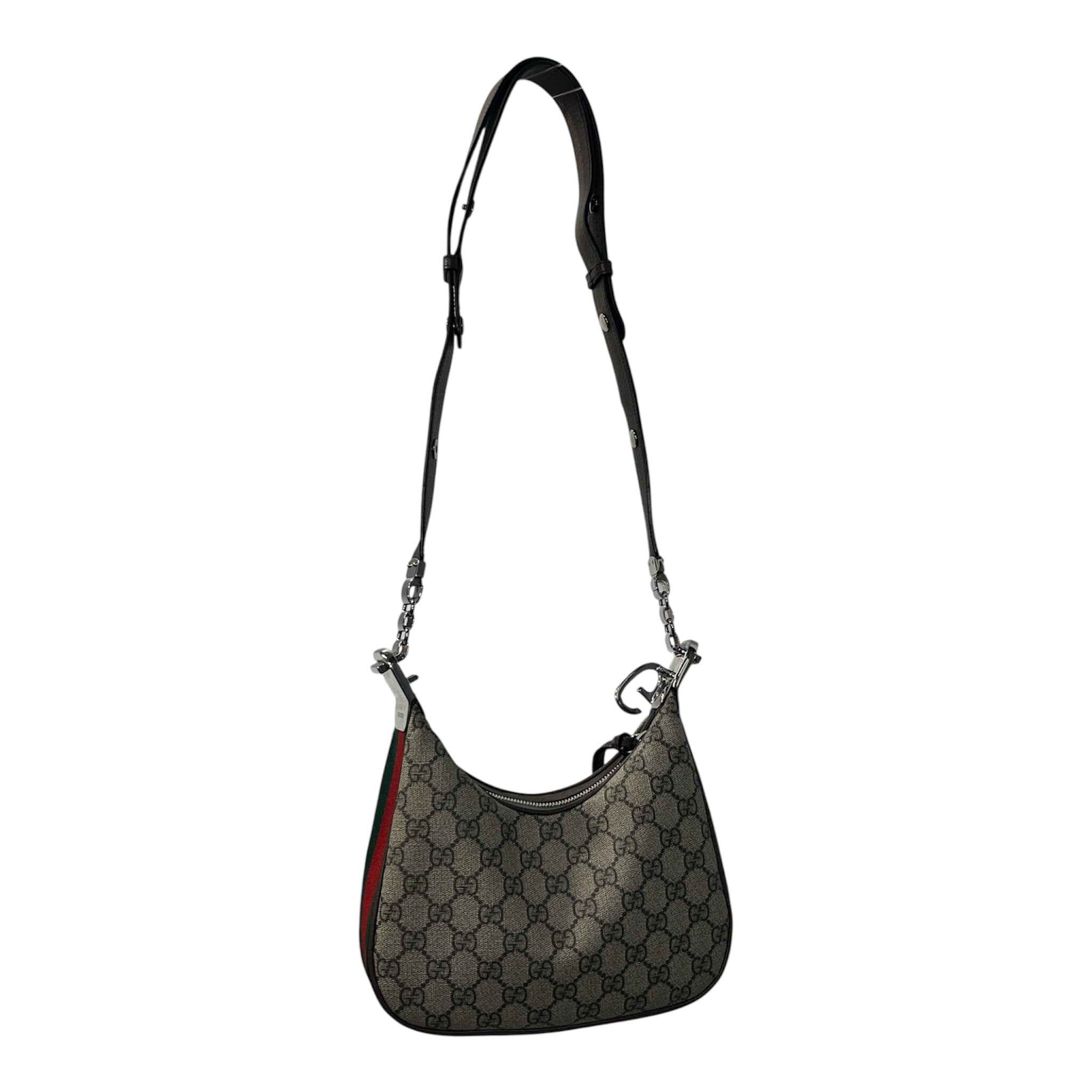 GUCCI/Cross Body Bag/Monogram/Leather/BEG/Attache Handbag GG supreme view 2