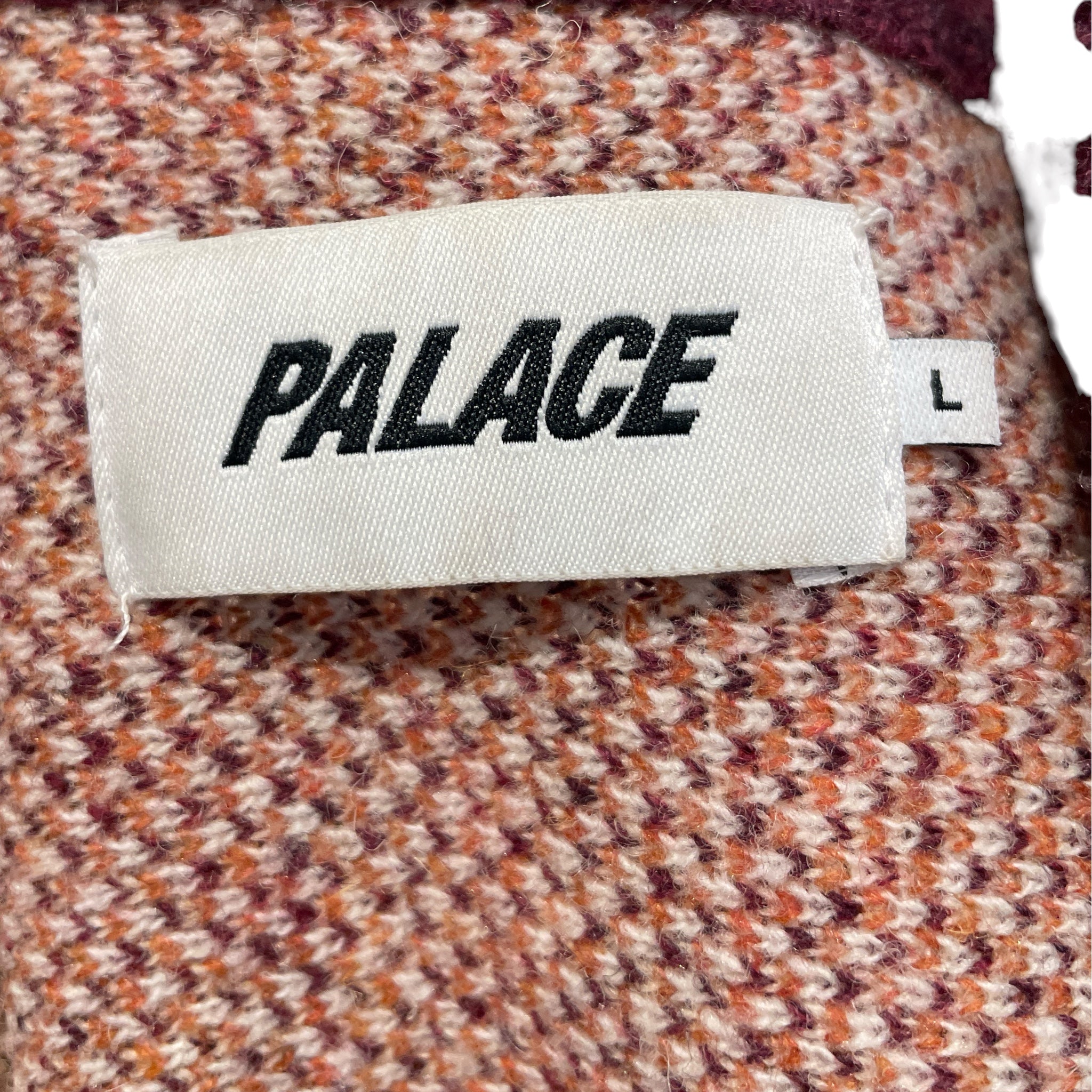 PALACE/Cardigan/L/Houndstooth Check/Wool/BRD/ view 3