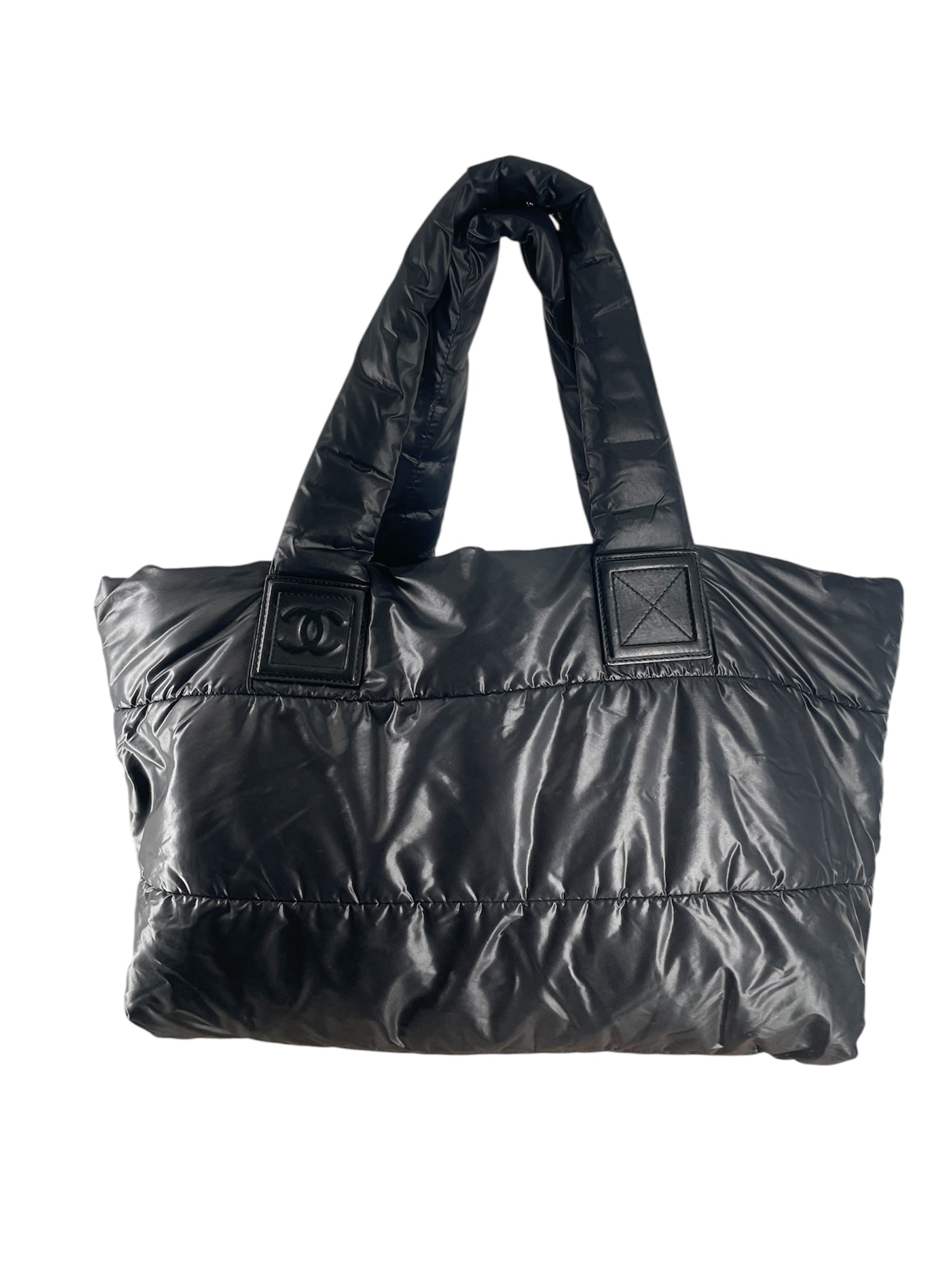 CHANEL/Bag/Nylon/BLK/COCO COCOON view 2