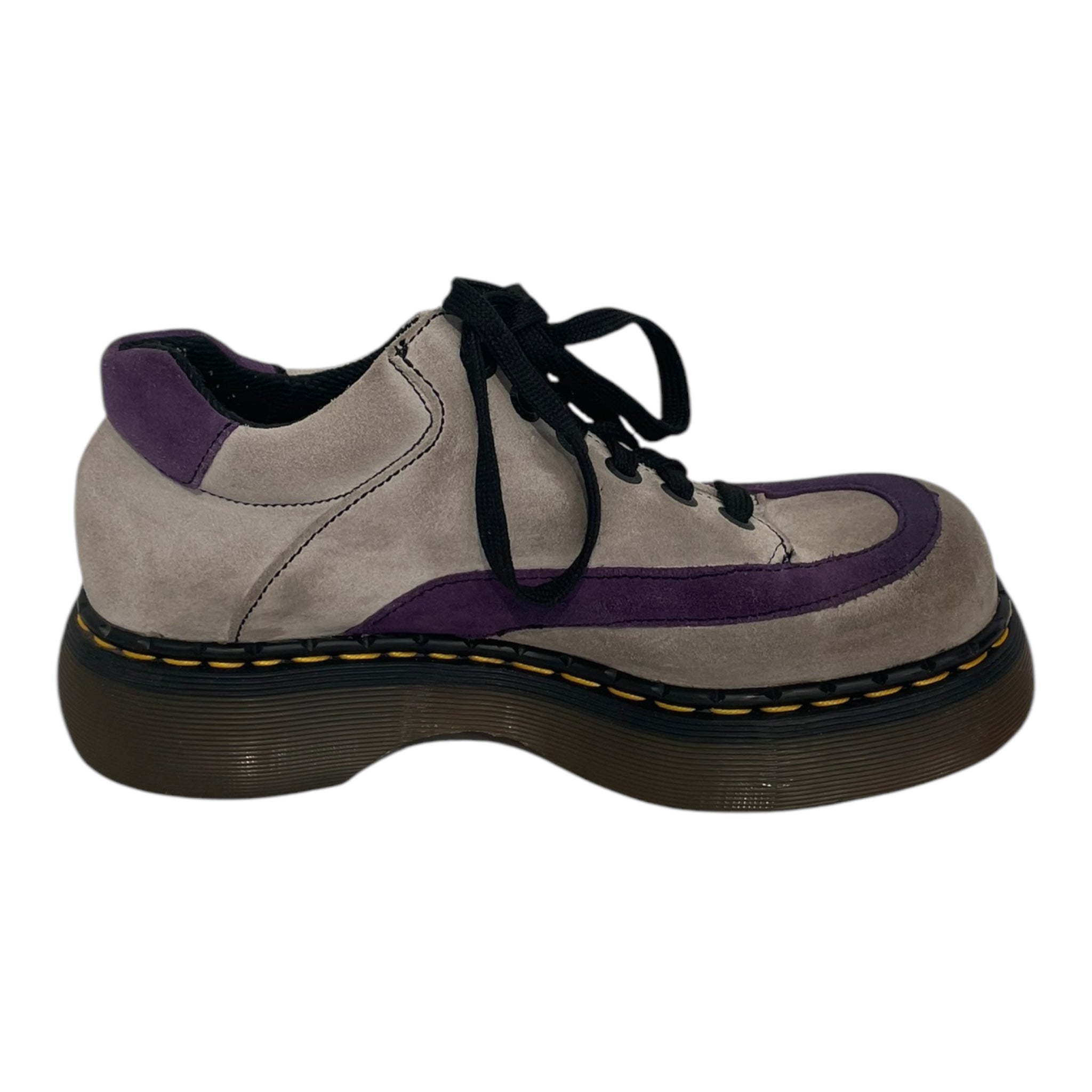 Dr.Martens/Loafers/US 7/Leather/GRY/rare 90s england made, 8345 view 3