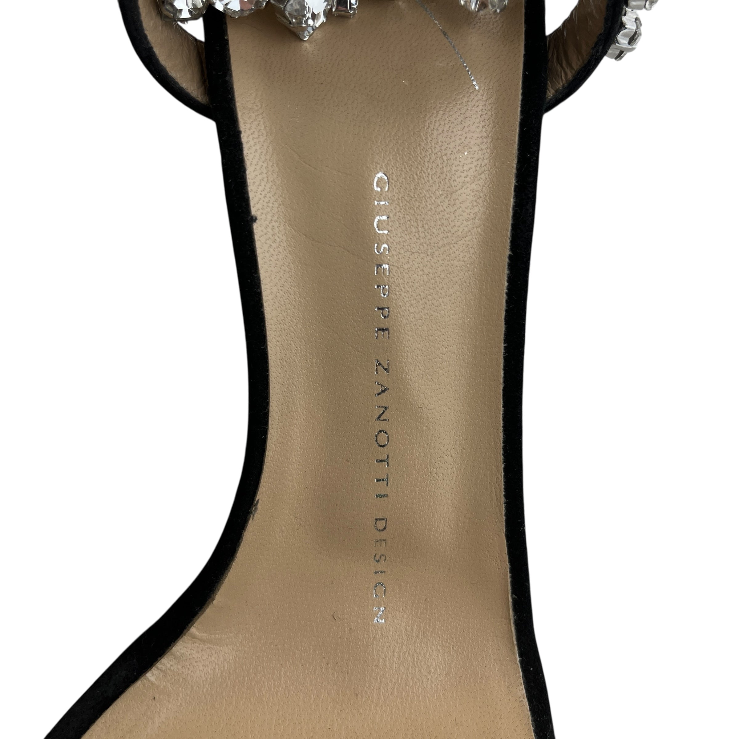 GIUSEPPE ZANOTTI DESIGN/Heels/EU 36.5/BLK/CRYSTAL DETAILING view 4