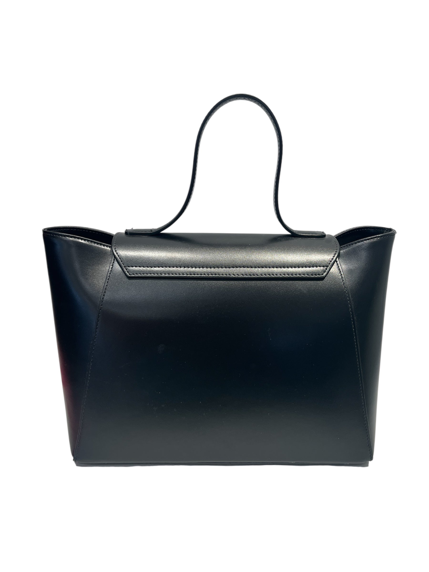 MARIO VALENTINO/Bag/Leather/BLK/CLASSIC LEATHER TOTE view 2