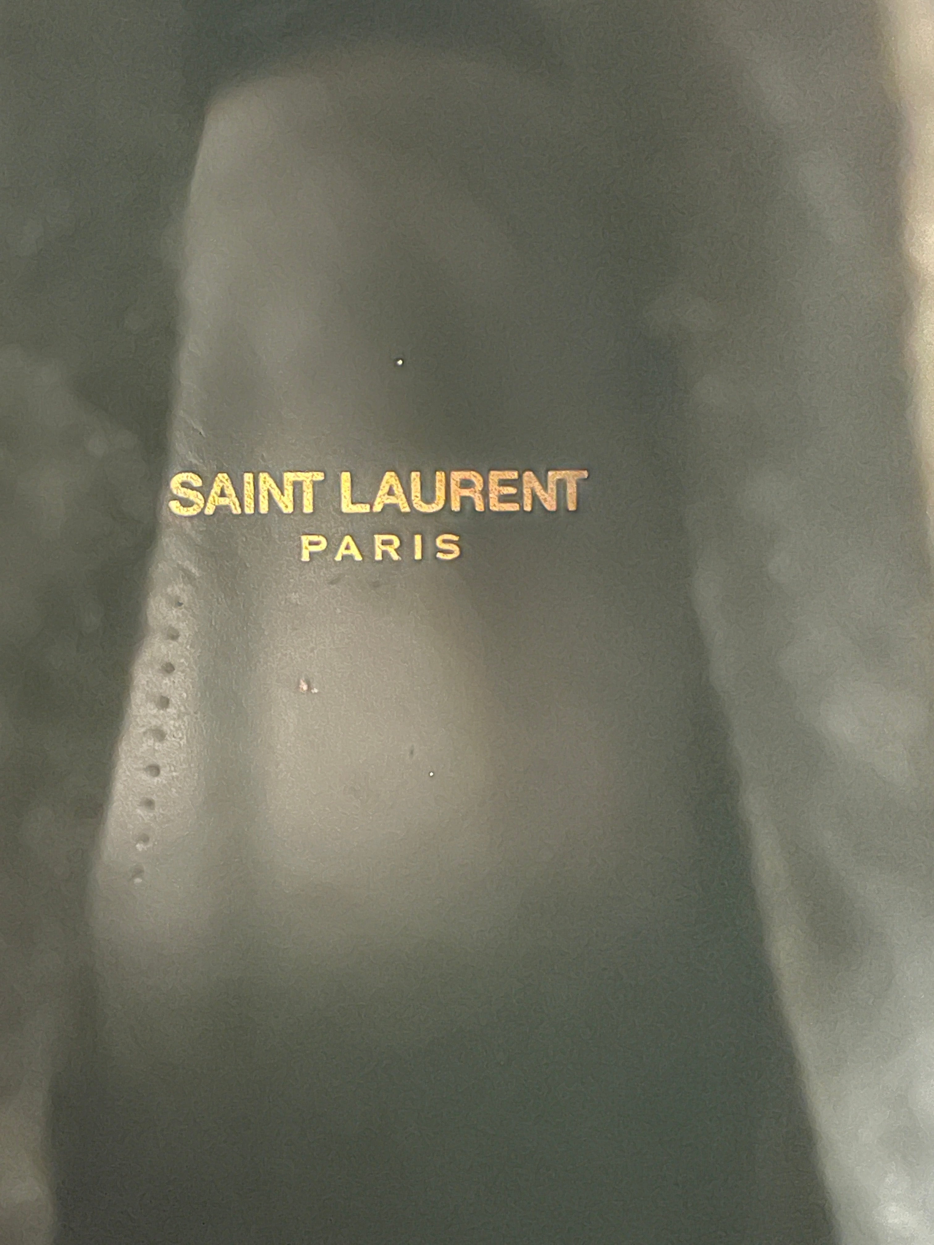 SAINT LAURENT/Lace Up Boots/EU 43/Leather/BLK/XLONG LACED COMBAT view 3