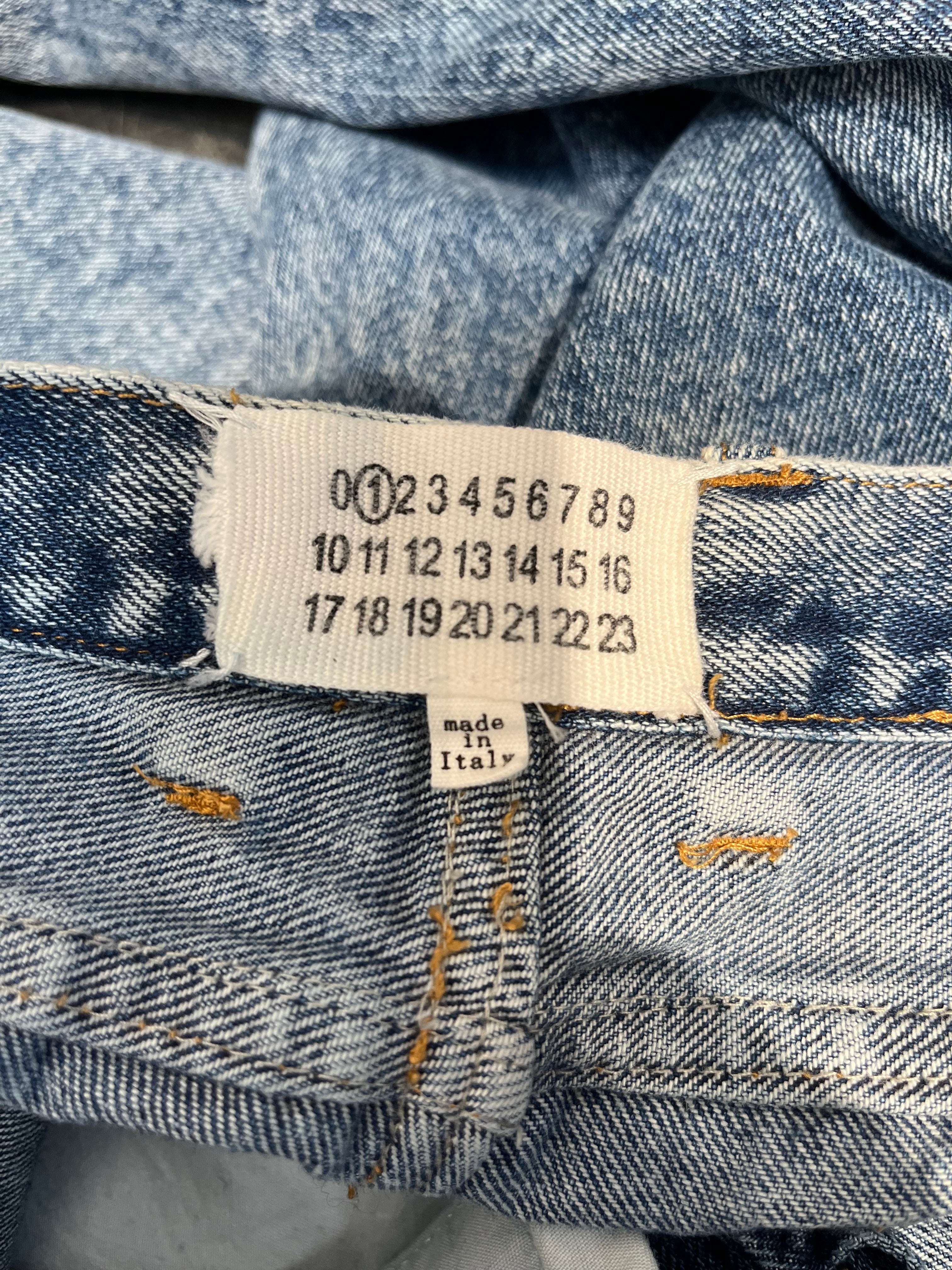 Maison Margiela/Bottoms/28/Cotton/BLU/aciud wash view 4