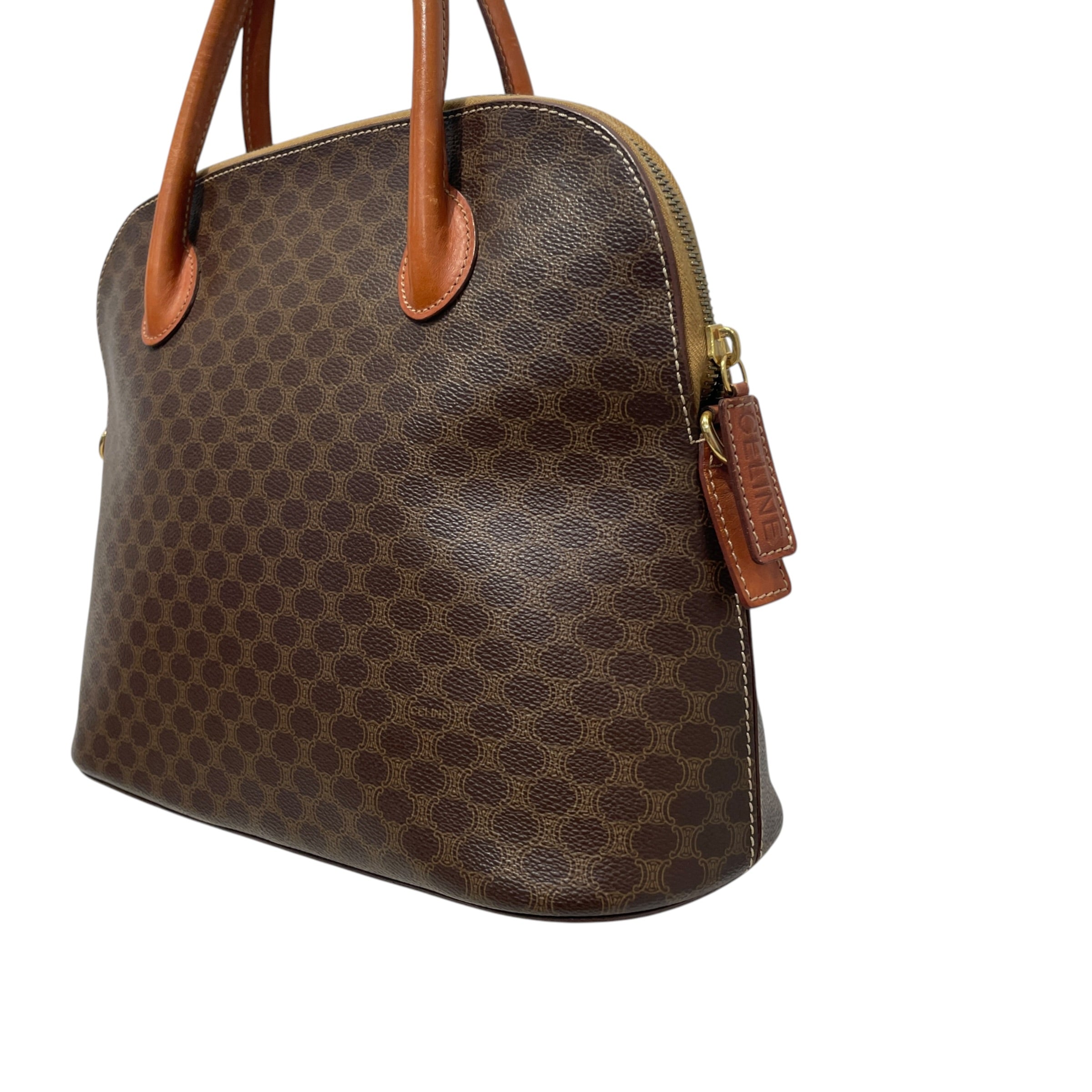 CELINE/Bag/Monogram/Leather/BRW/Madcam Woven  Attern Bag view 4