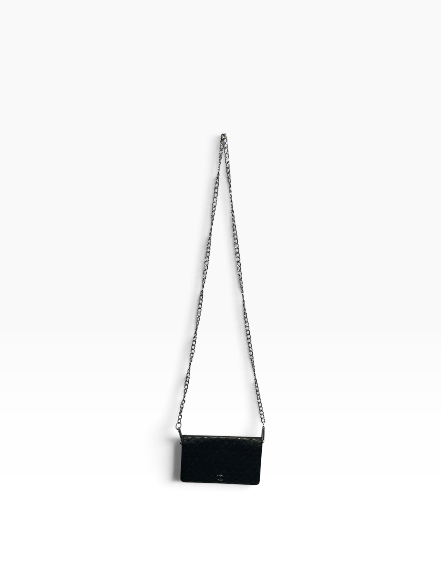 CHANEL/Wallet/Leather/BLK/L's/Chain Wallet Bag view 1