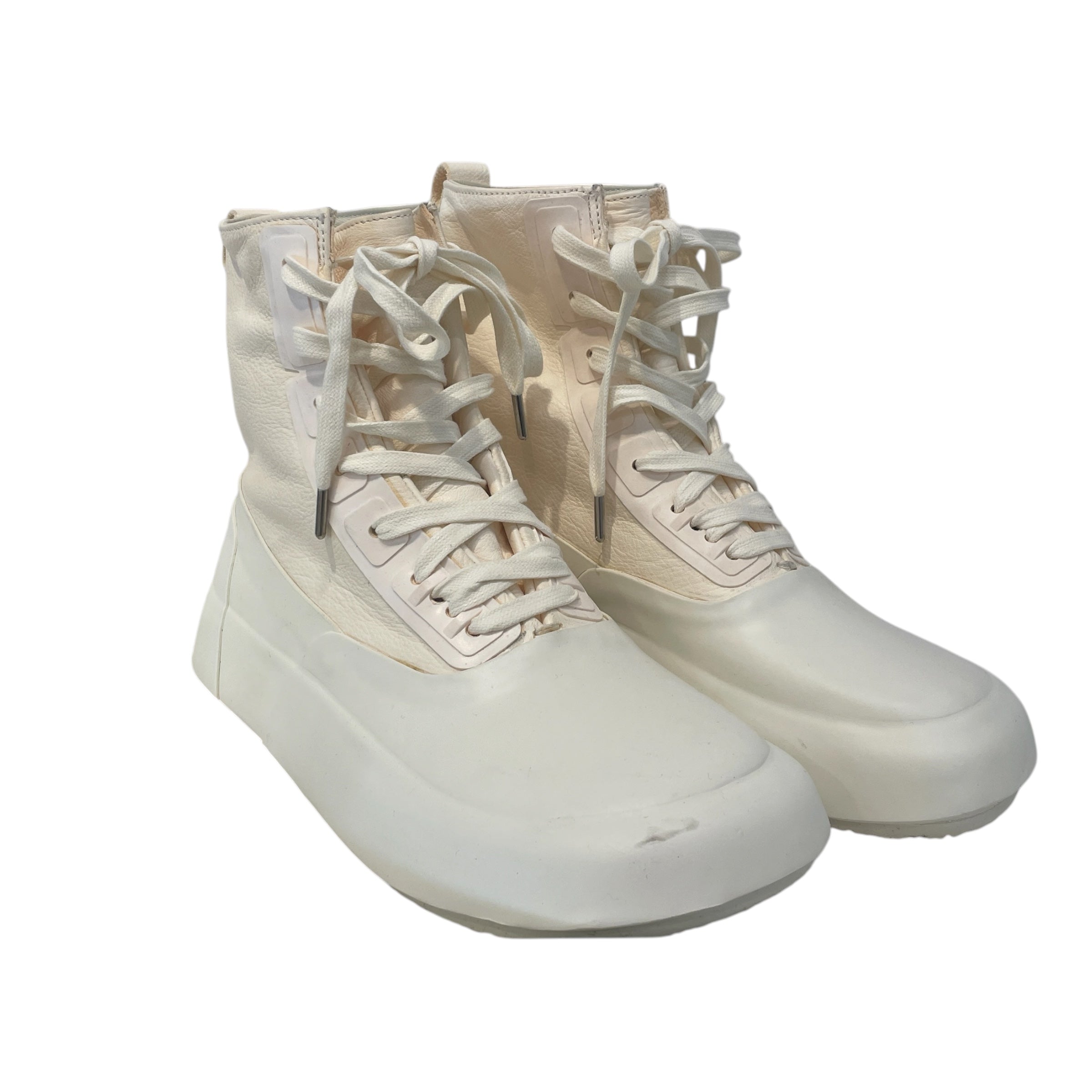 AMBUSH/Hi-Sneakers/US 8/Leather/WHT/Vulcanized view 1