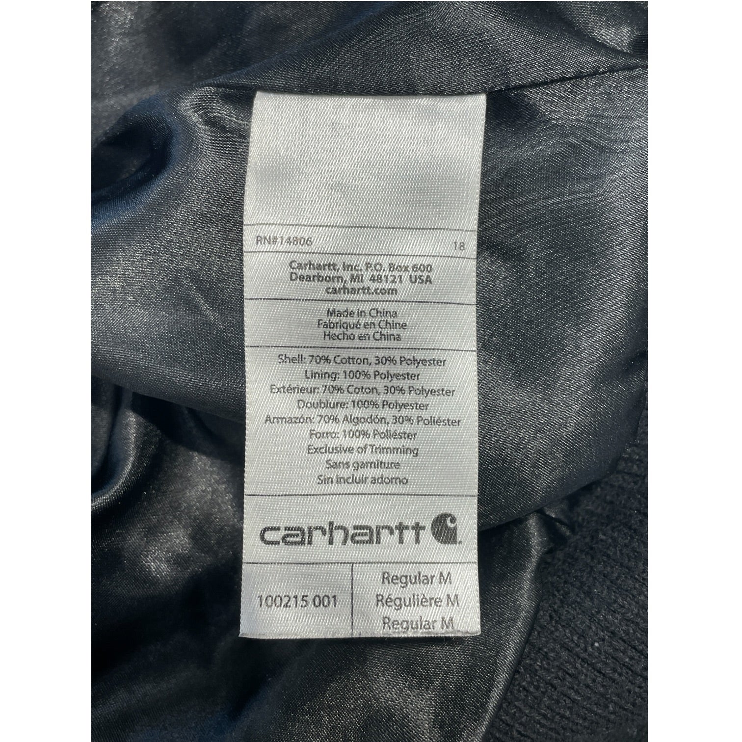 Adam Kimmel/Carhartt/Zip Up Hoodie/M/BLK/Gold Double Zip view 4