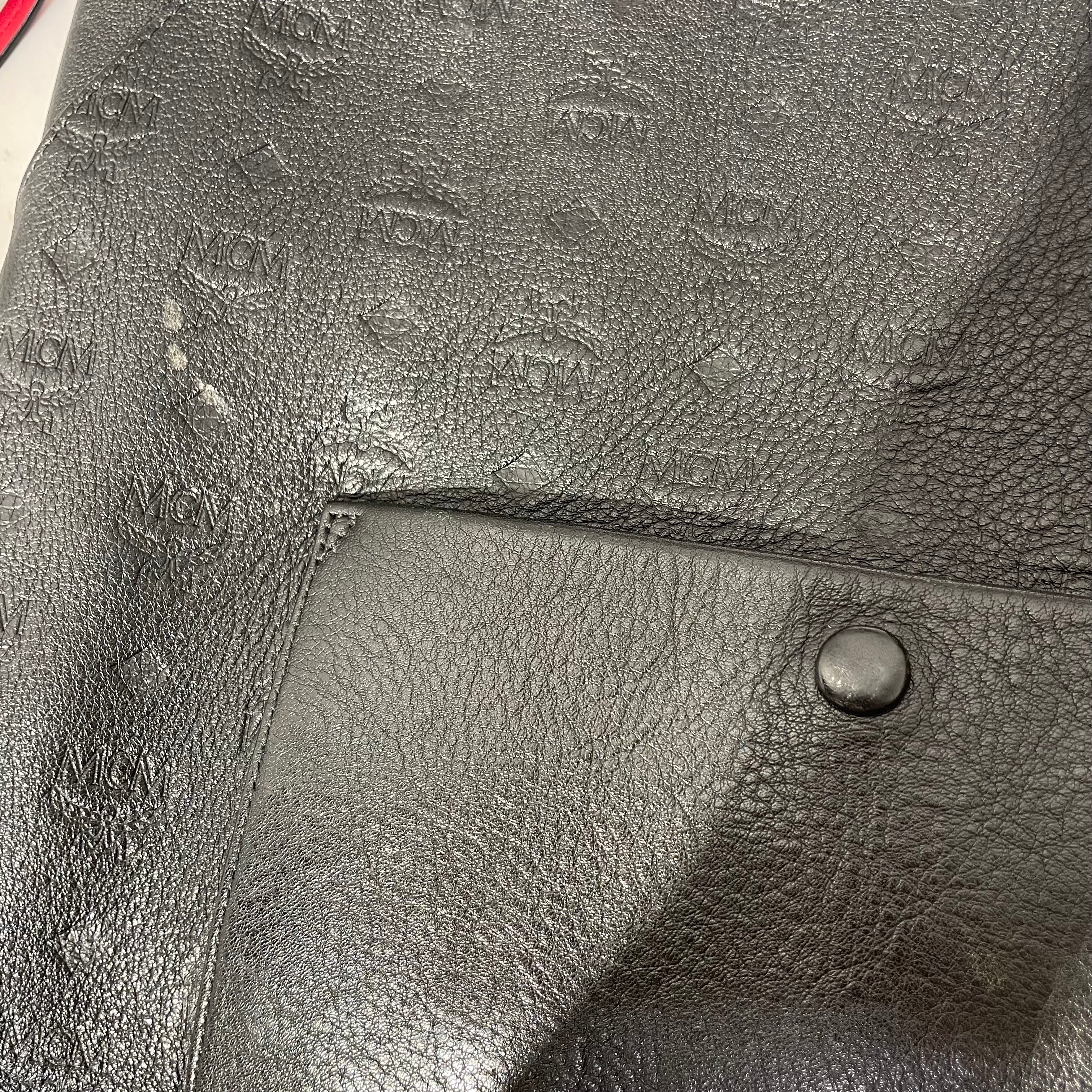 MCM/Cross Body Bag/Monogram/Leather/BLK/ view 11