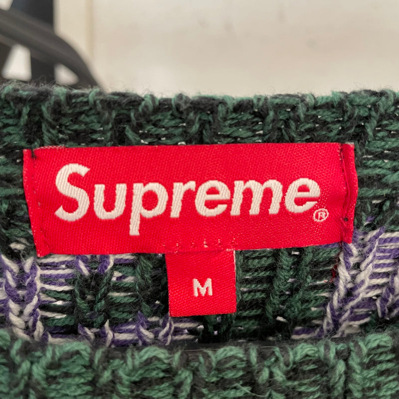 Supreme/Heavy Sweater/L/Polyester/GRN/STACKED