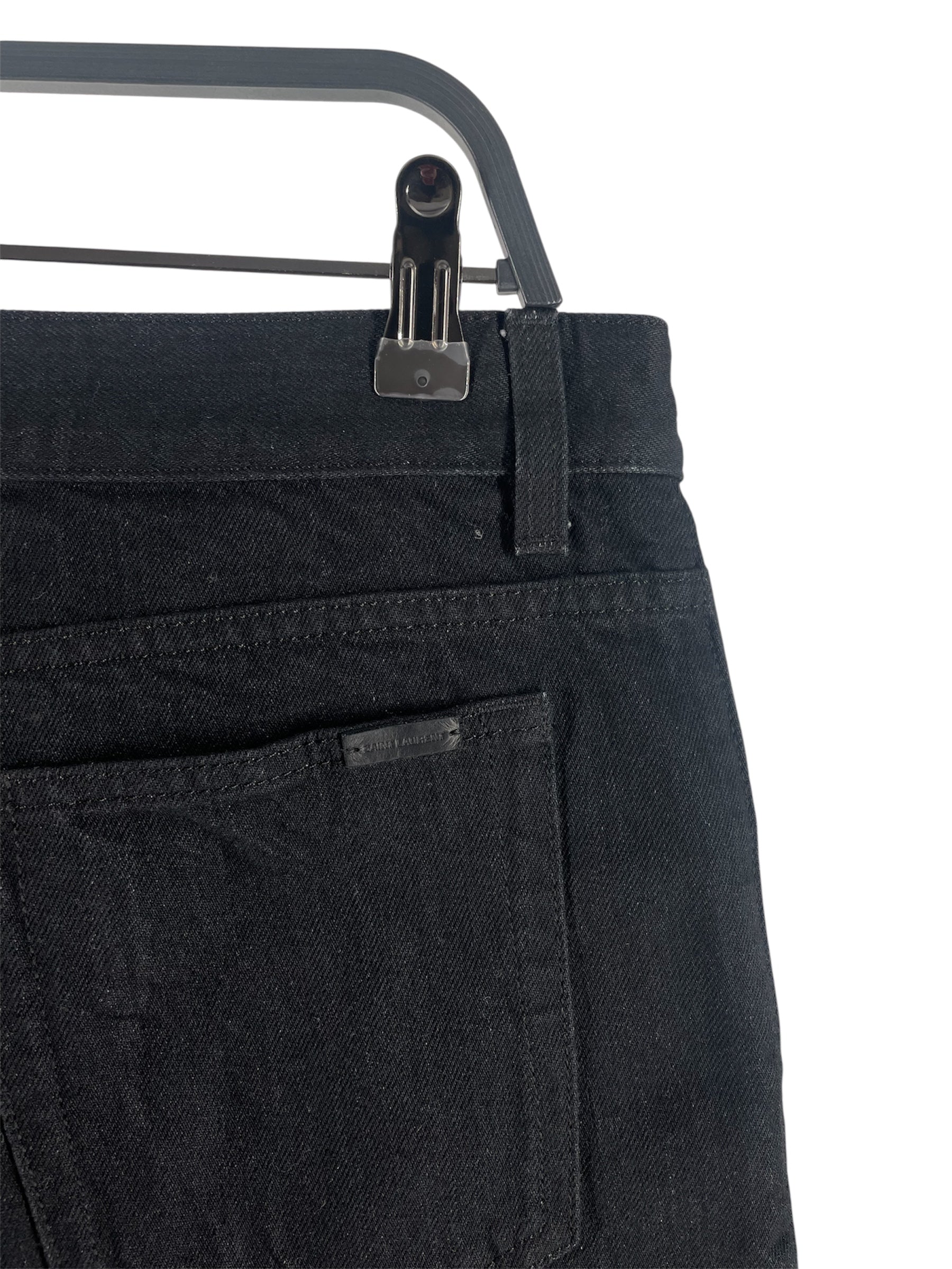 SAINT LAURENT/Straight Pants/26/Denim/BLK/ view 3