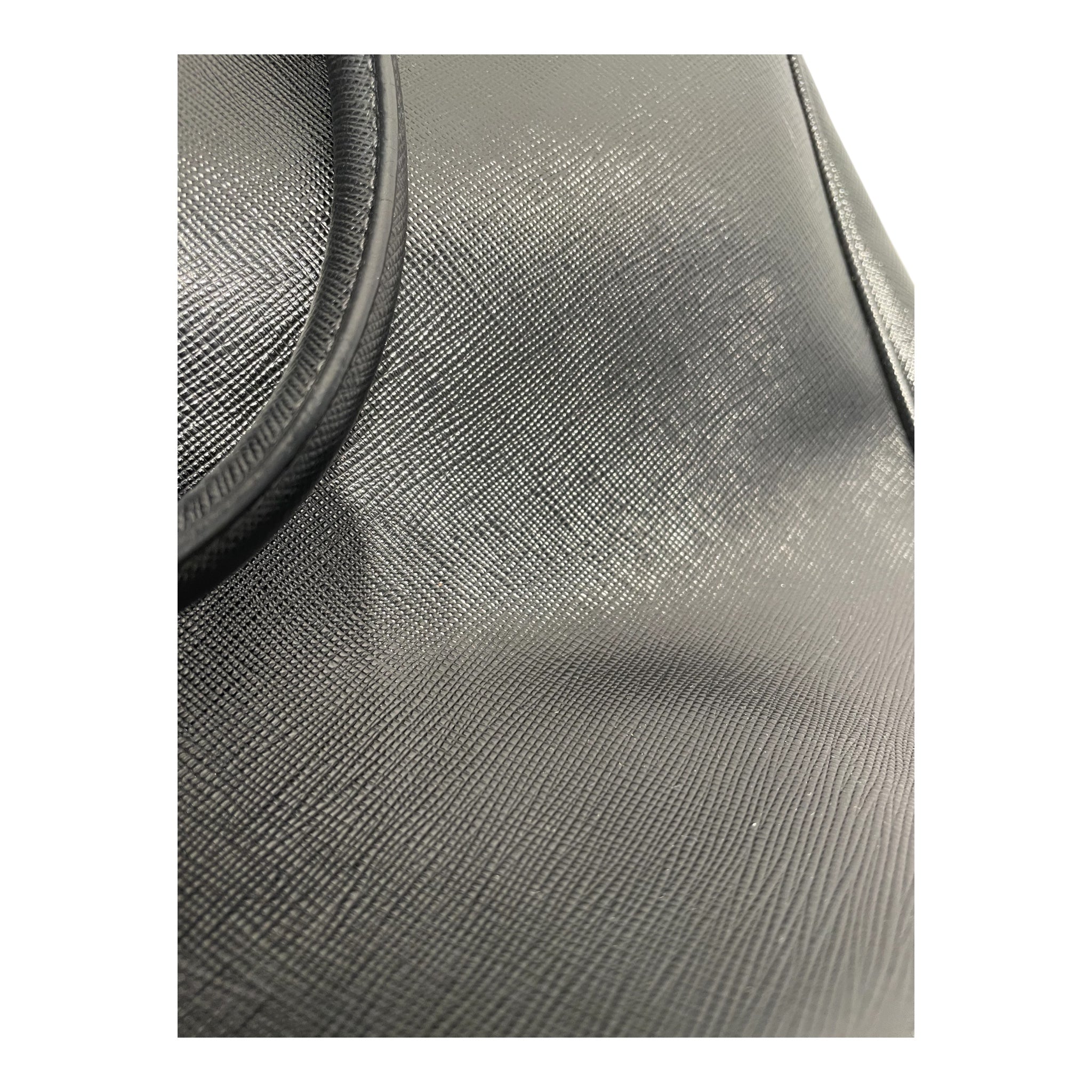 PRADA/Tote Bag/Leather/BLK/Saffiano Galleria Large Tote view 7