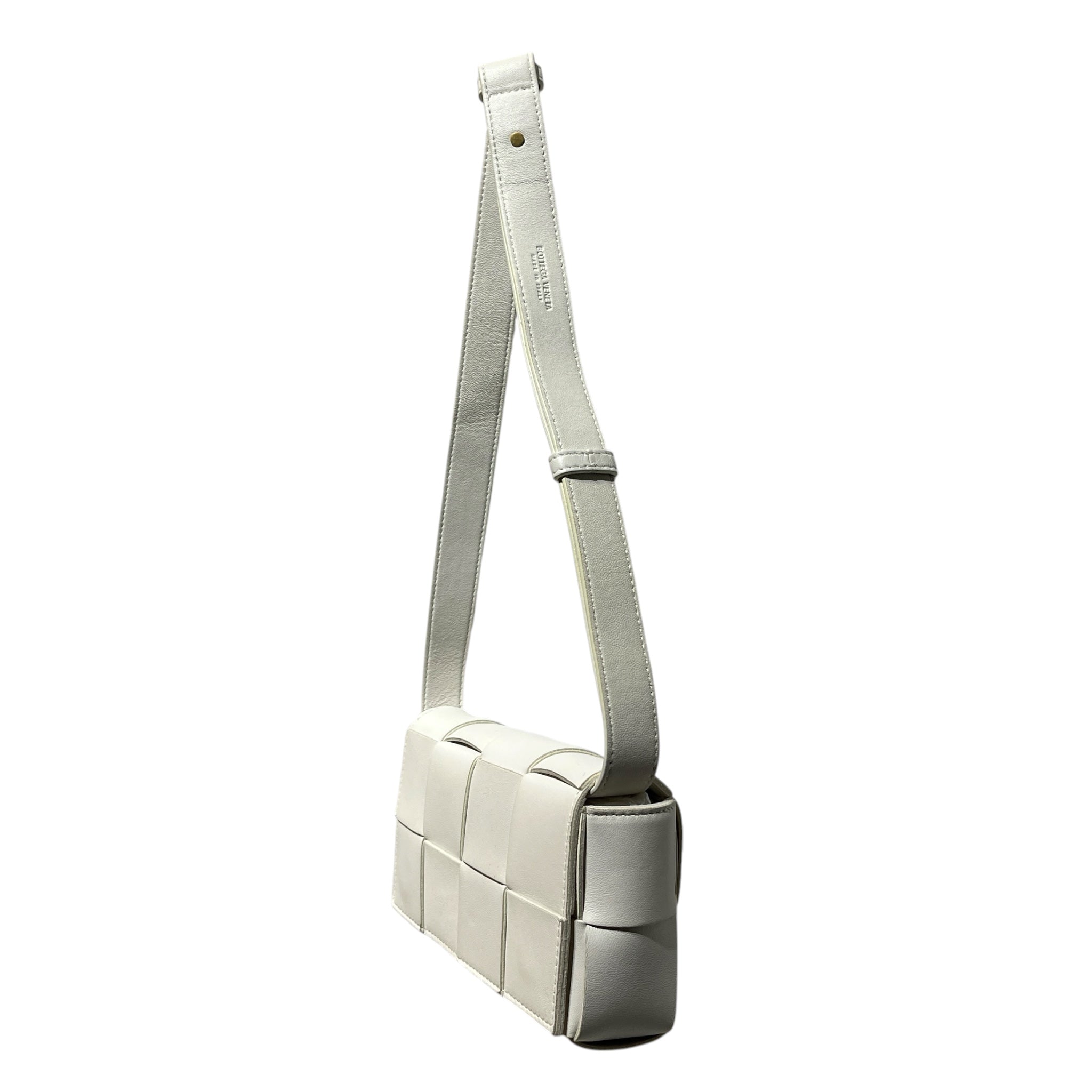 BOTTEGA VENETA/Cross Body Bag/Leather/WHT/CASSETTE view 2