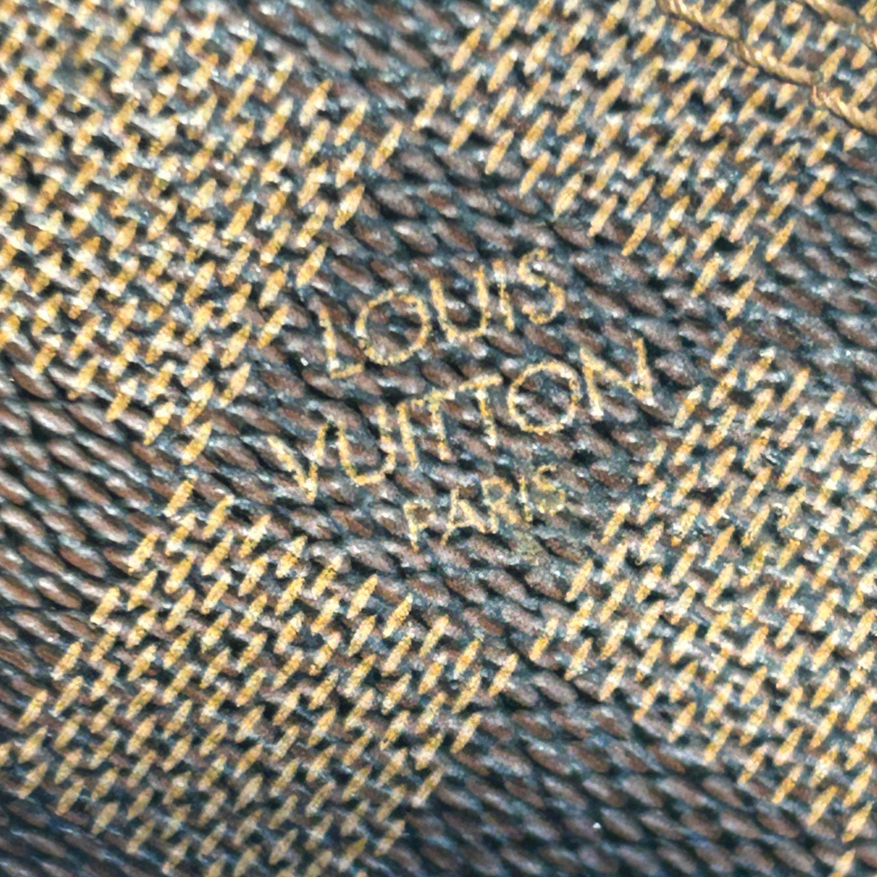 LOUIS VUITTON/Hand Bag/Houndstooth Check/Leather/BRW/saleya pm view 5