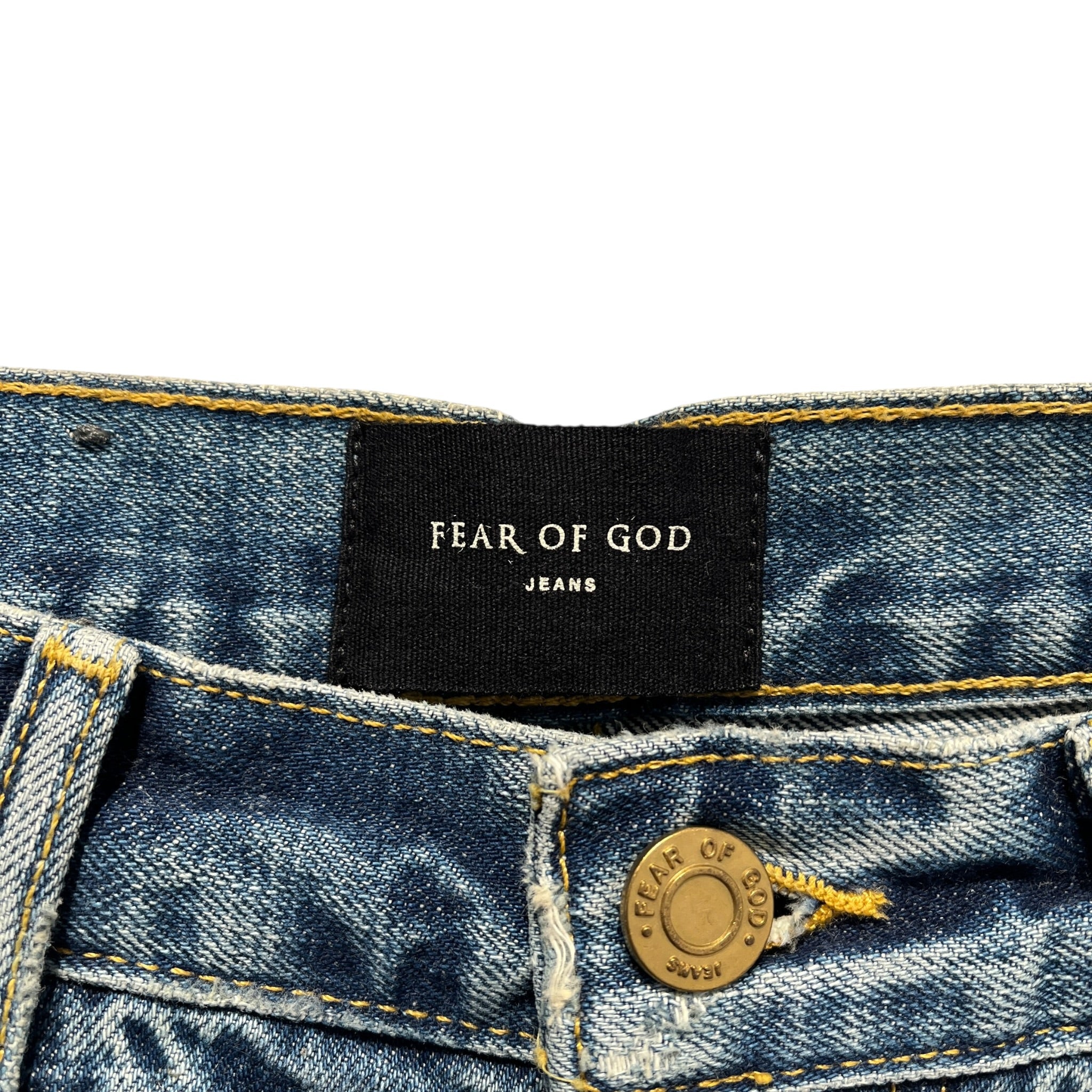FEAR OF GOD/Pants/30/Denim/BLU/DARK WASH ZIPPERS ON ANKLES view 3
