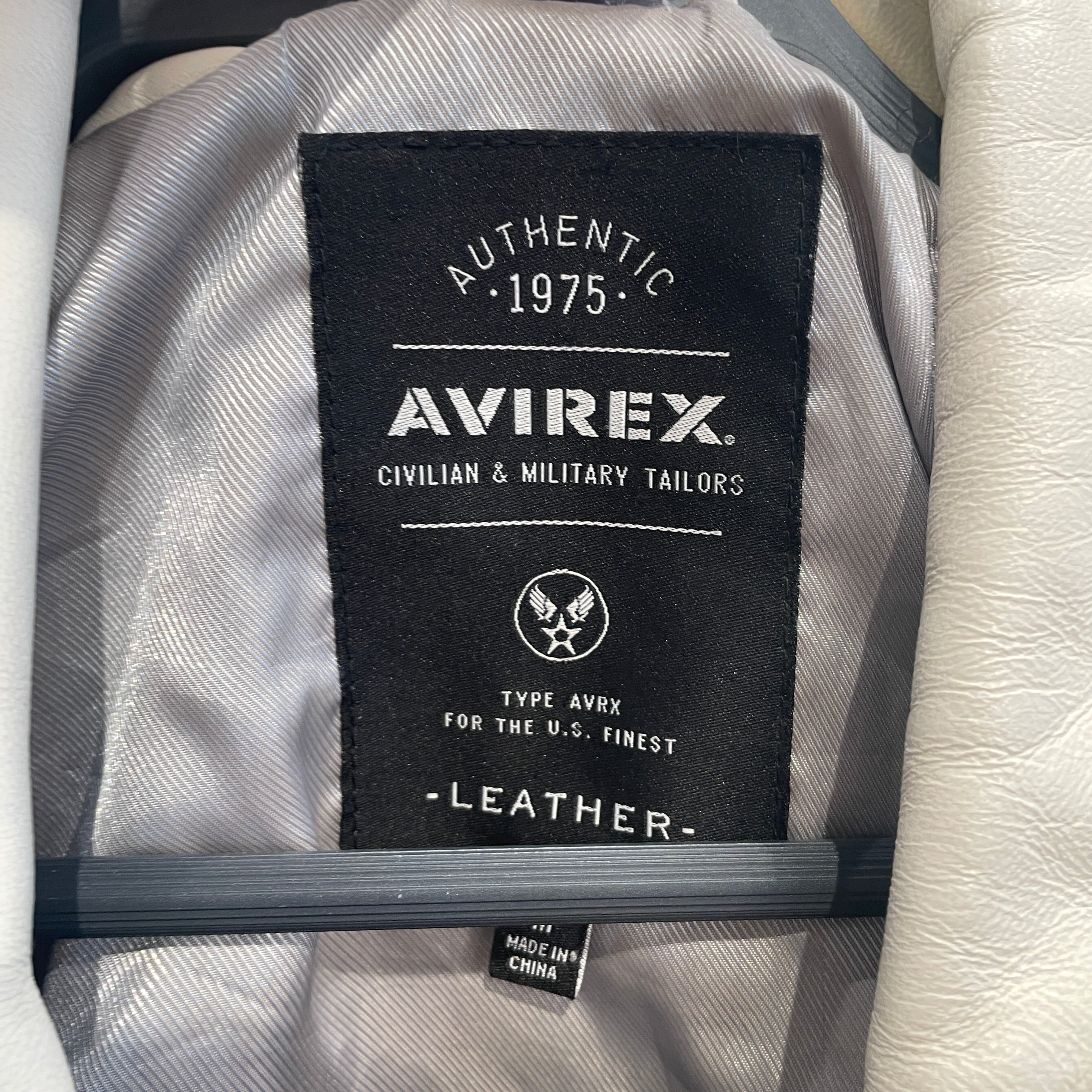 AVIREX/Leather Jkt/M/Leather/MLT/Graphic/LIMITED EDITION ICON RD/WHT/BL view 3