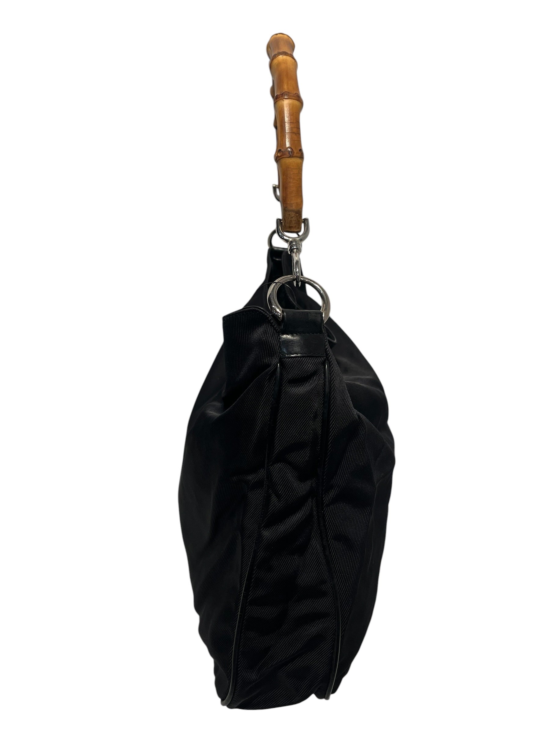 GUCCI/Hand Bag/L/Nylon/BLK/0012001311577 view 2