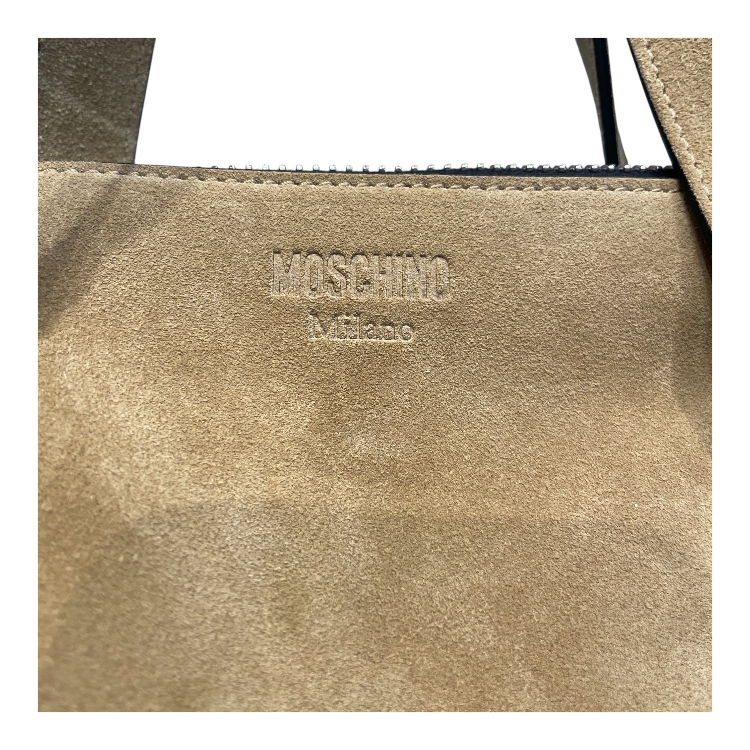 MOSCHINO/Boston Bag/Suede/CML/tie me boston bag view 6