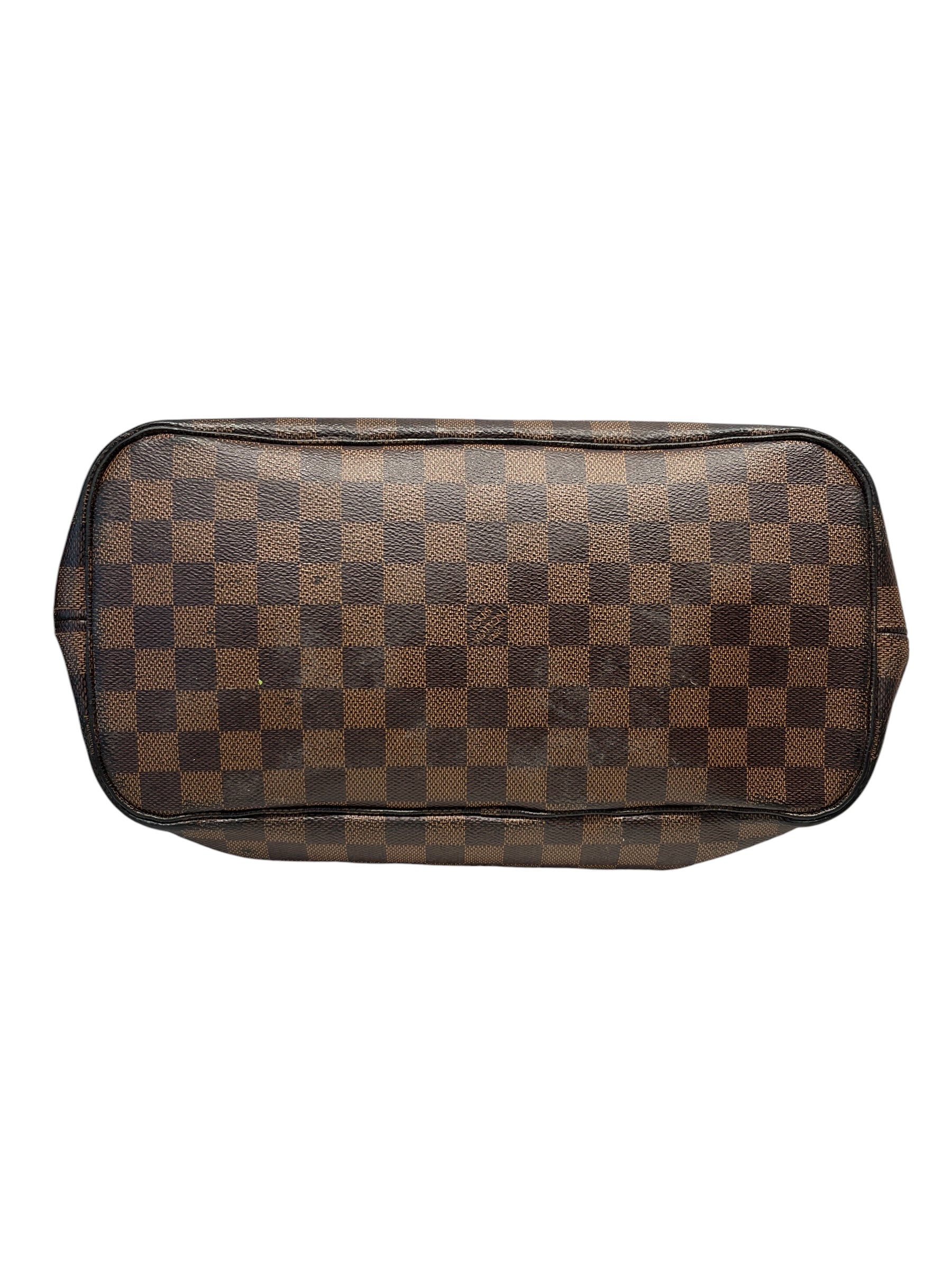 LOUIS VUITTON/Tote Bag/Monogram/Leather/BRW/DAMIER NEVERFULL MM view 3