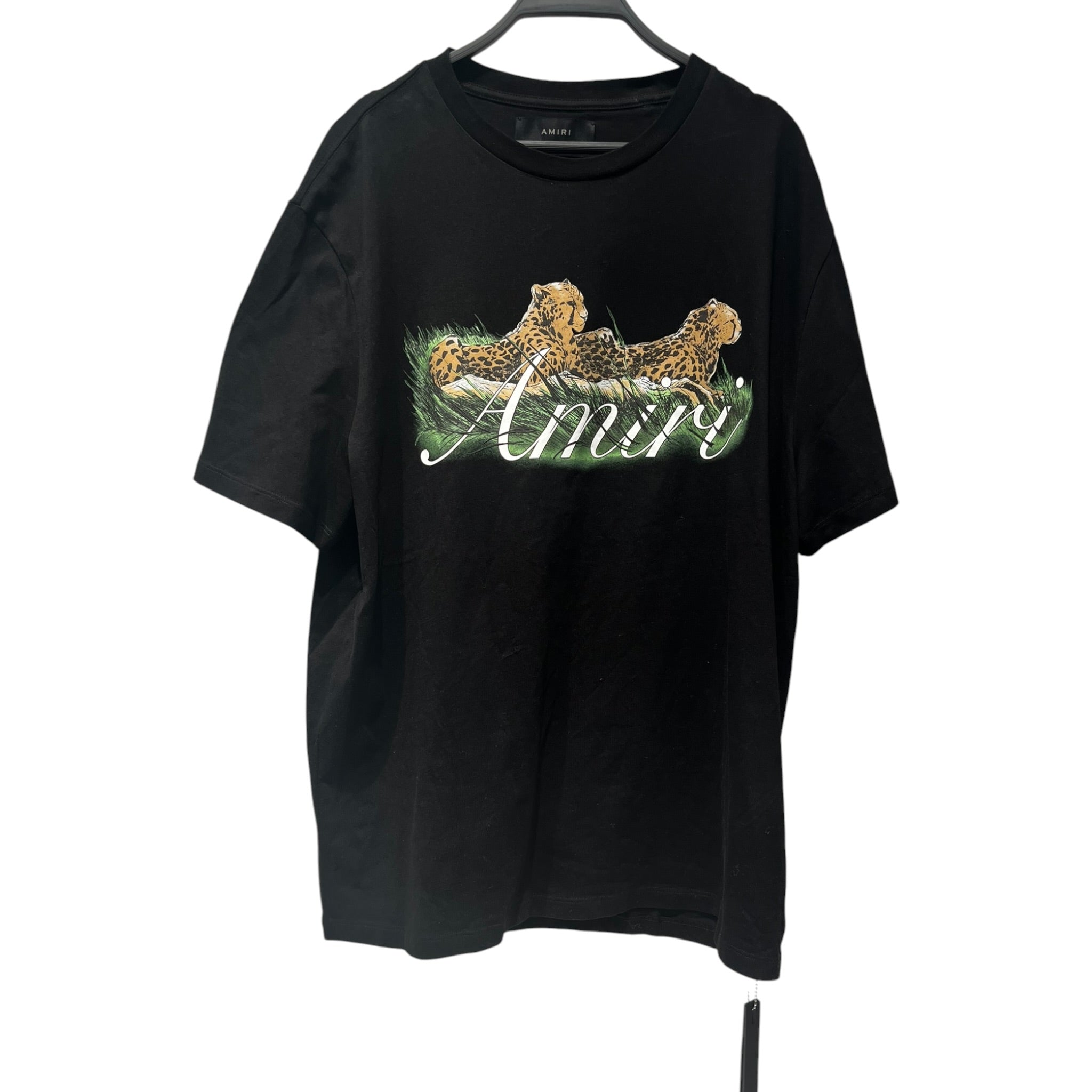 AMIRI/T-Shirt/XL/Cotton/BLK/Graphic/Cheetahs Amiri Logo view 1