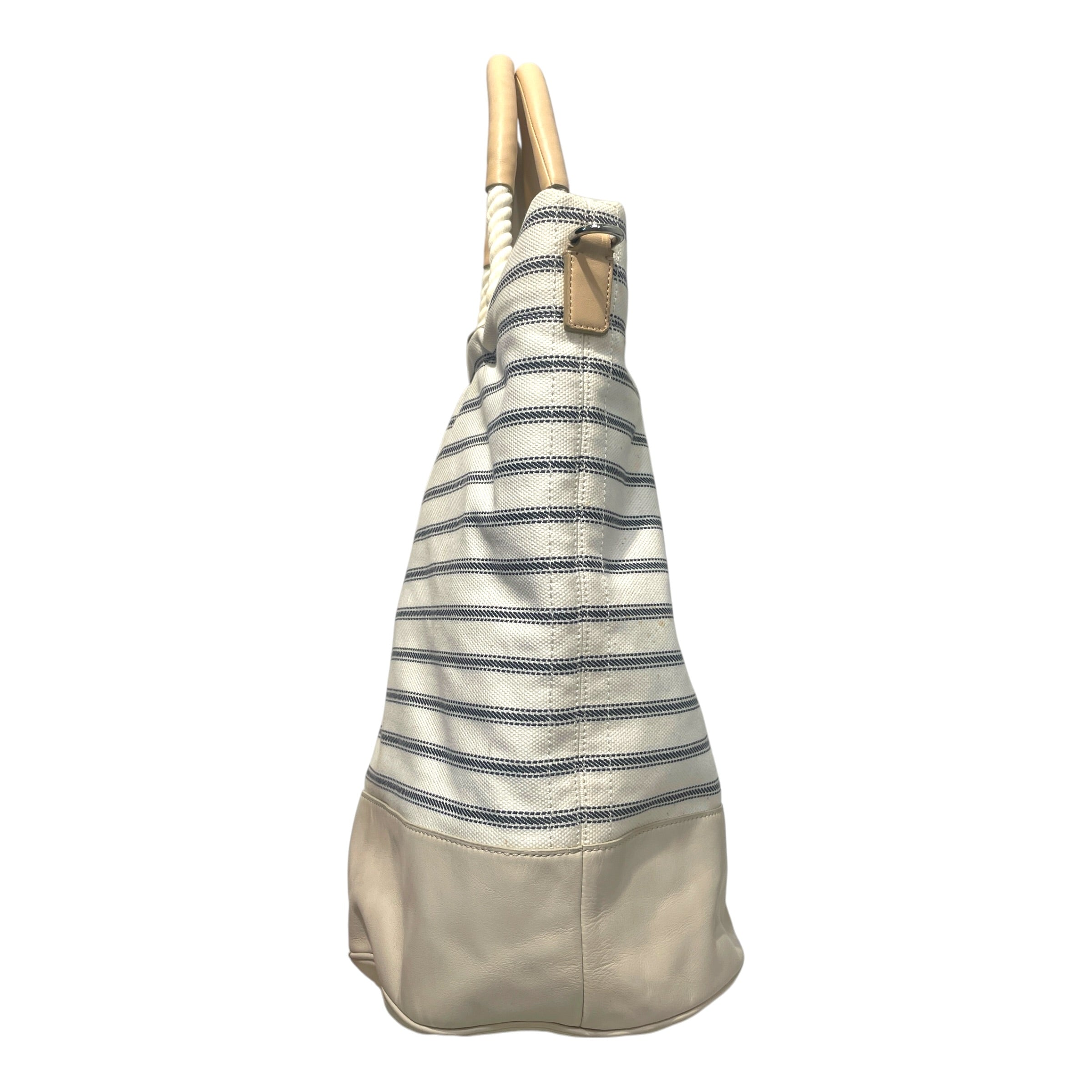 COACH/SAINTJAMES/Tote Bag/Stripe/Cotton/WHT/Beach Tote view 5