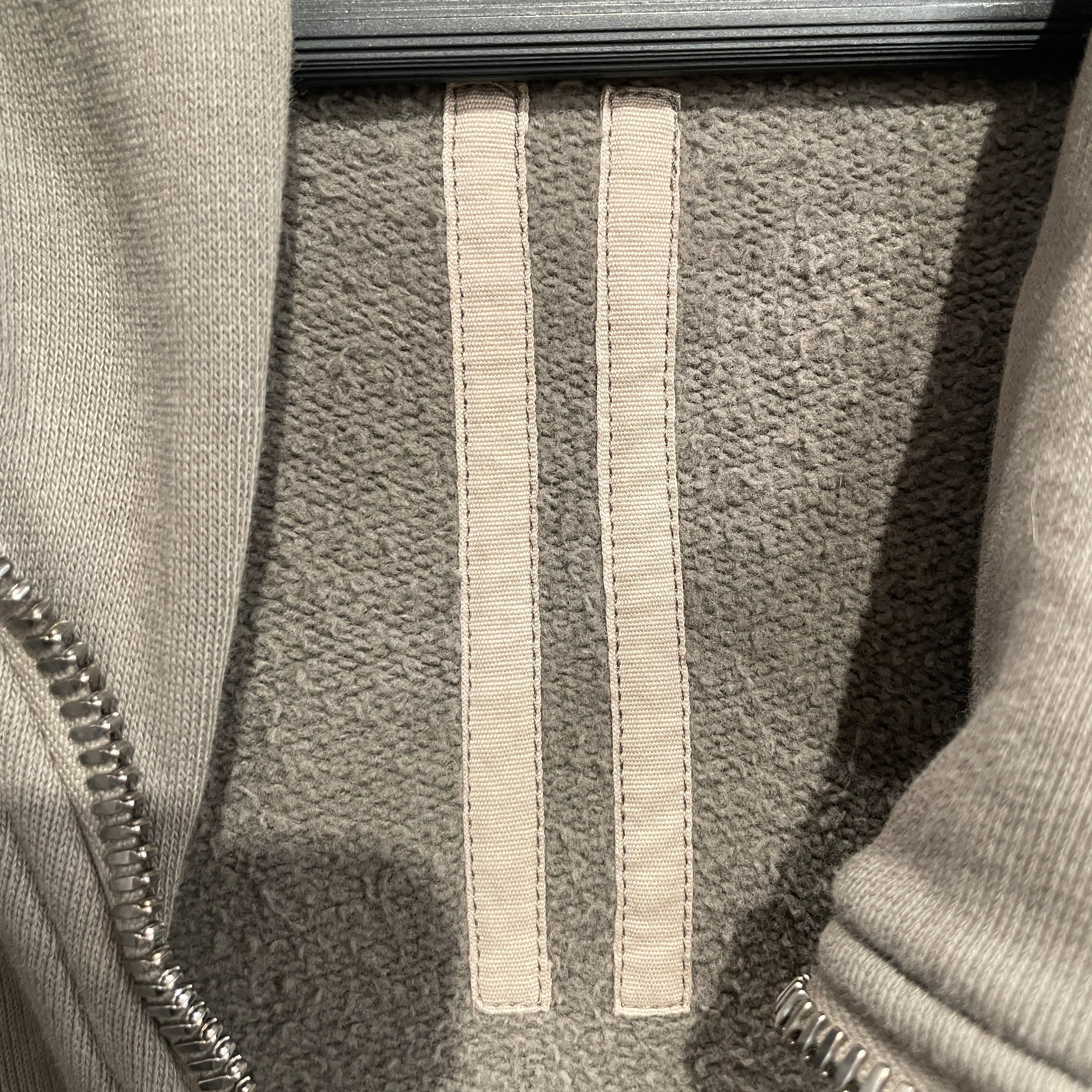 RICK OWENS DRKSHDW/Zip Up Hoodie/XL/Cotton/GRY/9284 view 5