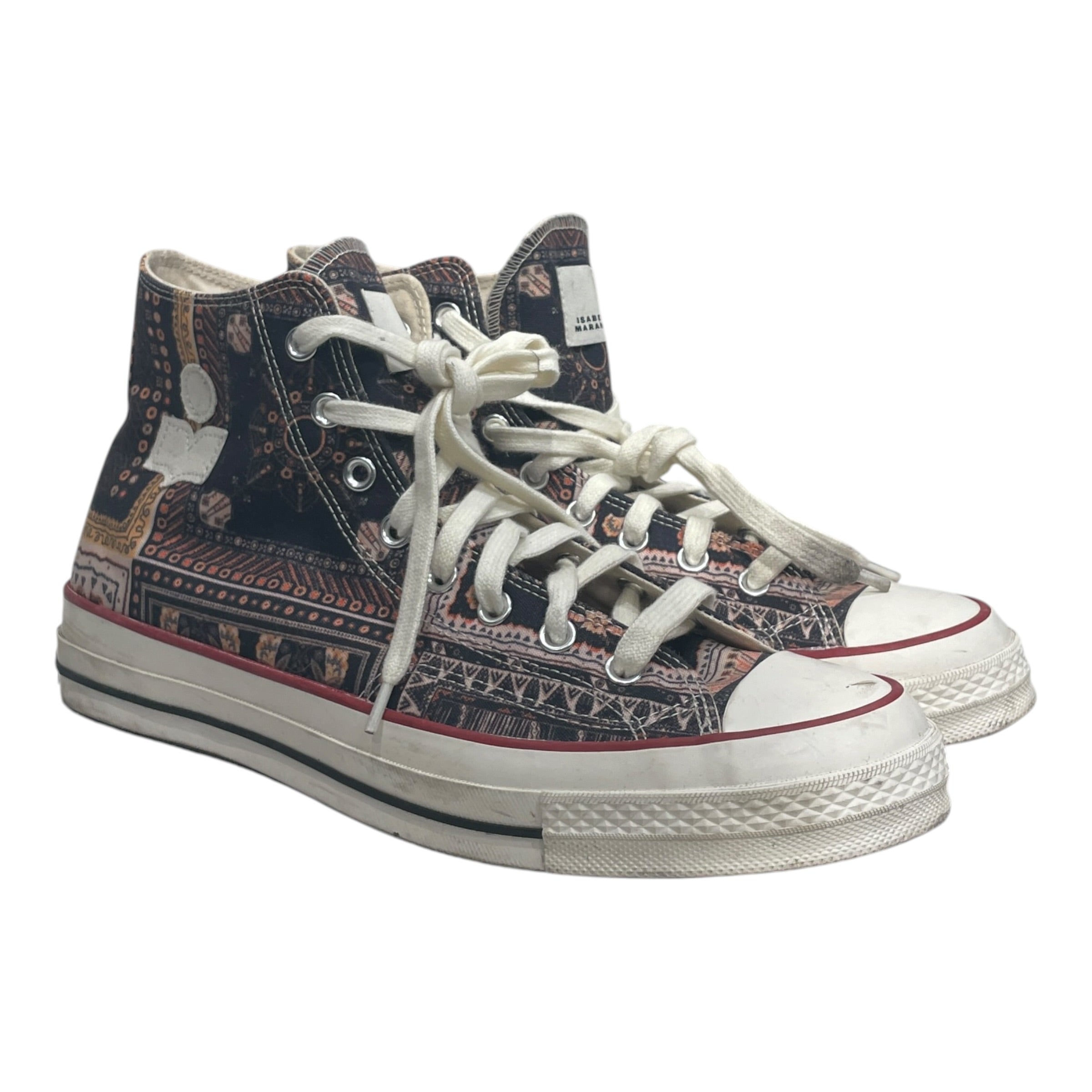 CONVERSE/ISABEL MARANT/Hi-Sneakers/US 11.5/All Over Print/Cotton/BLK/FLORAL RUG PRINT A1400C view 1