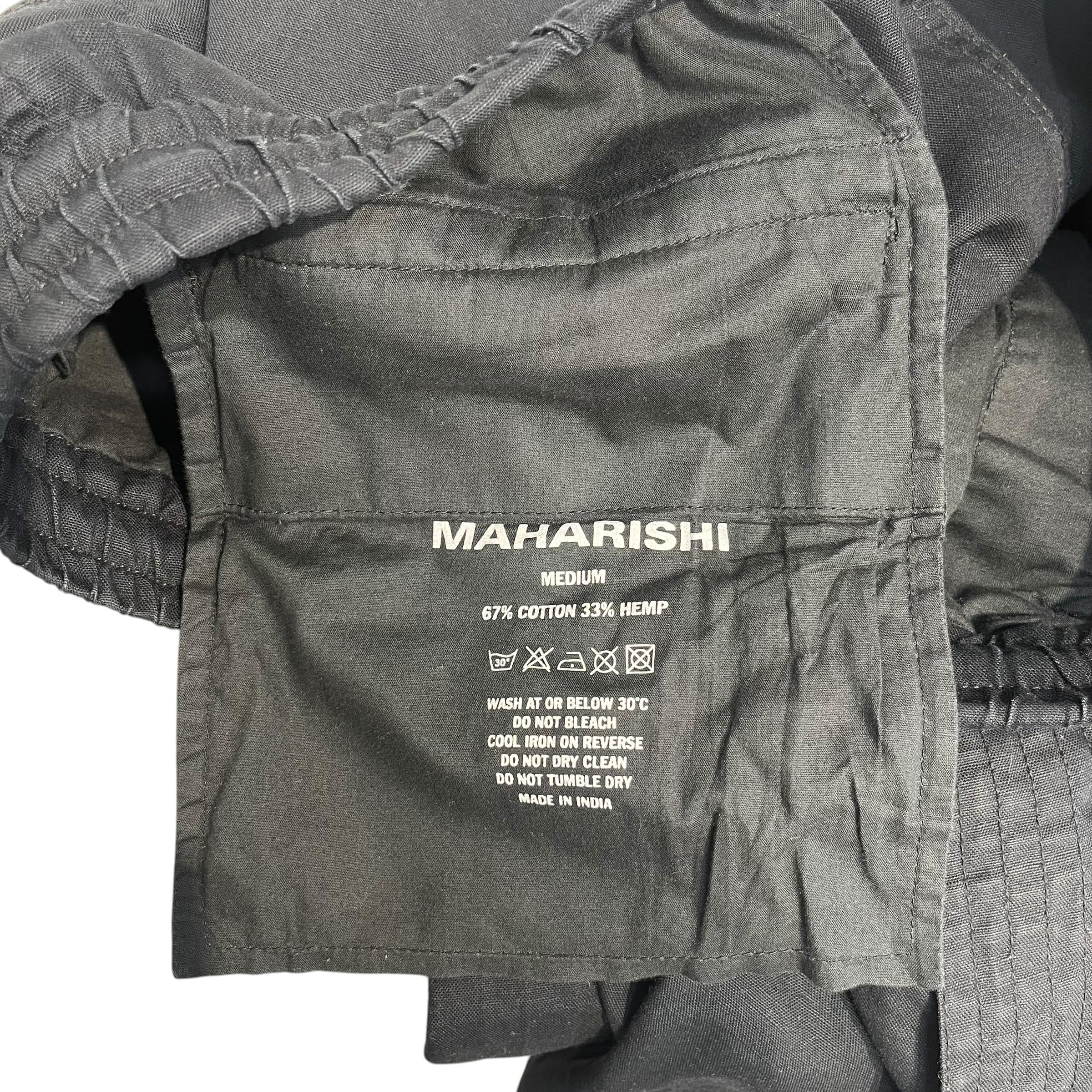 MAHARISHI/Pants/M/Cotton/BLK/CARGO PANT view 3