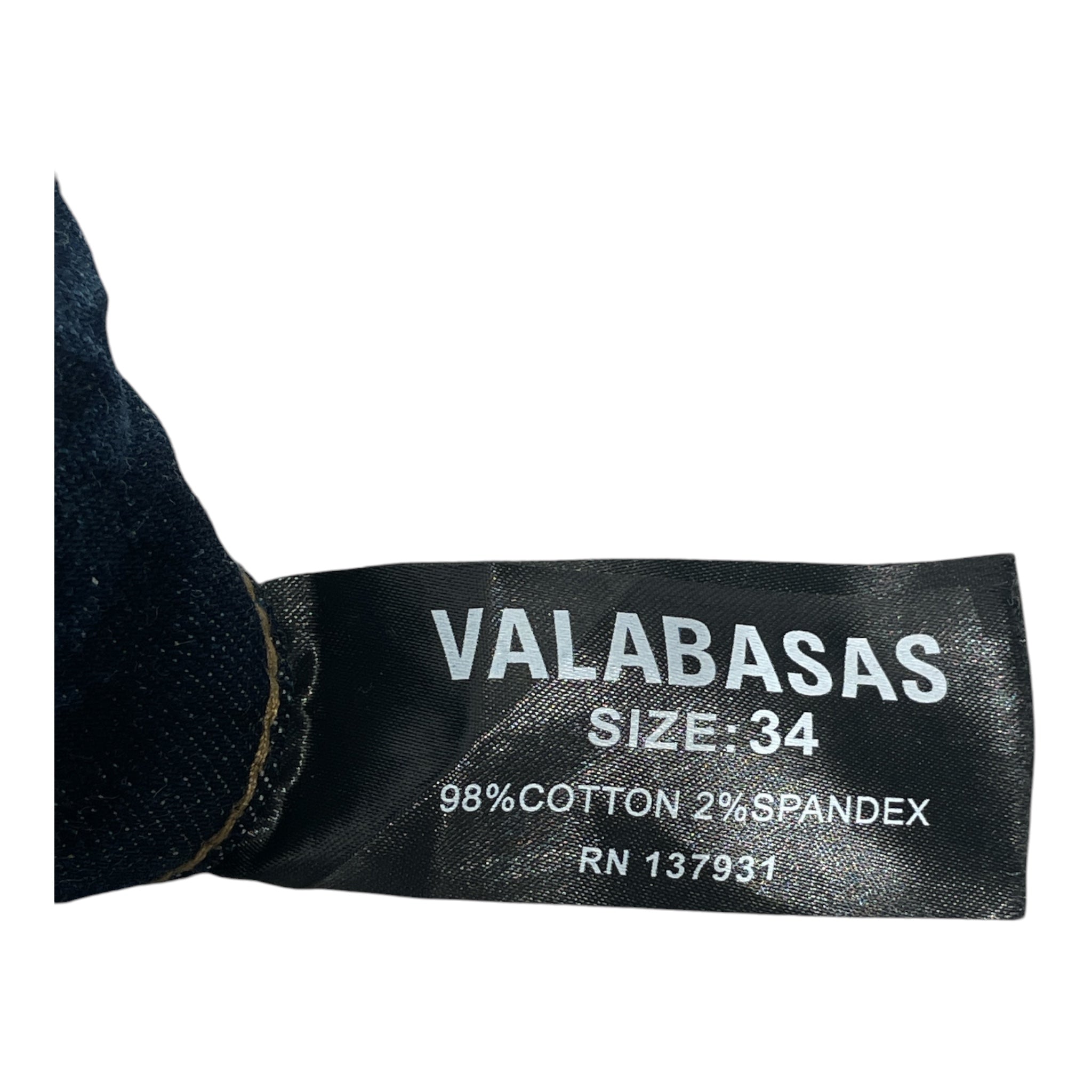 VALABASAS/Pants/34/Denim/IDG/Glitter/rhinestones view 4