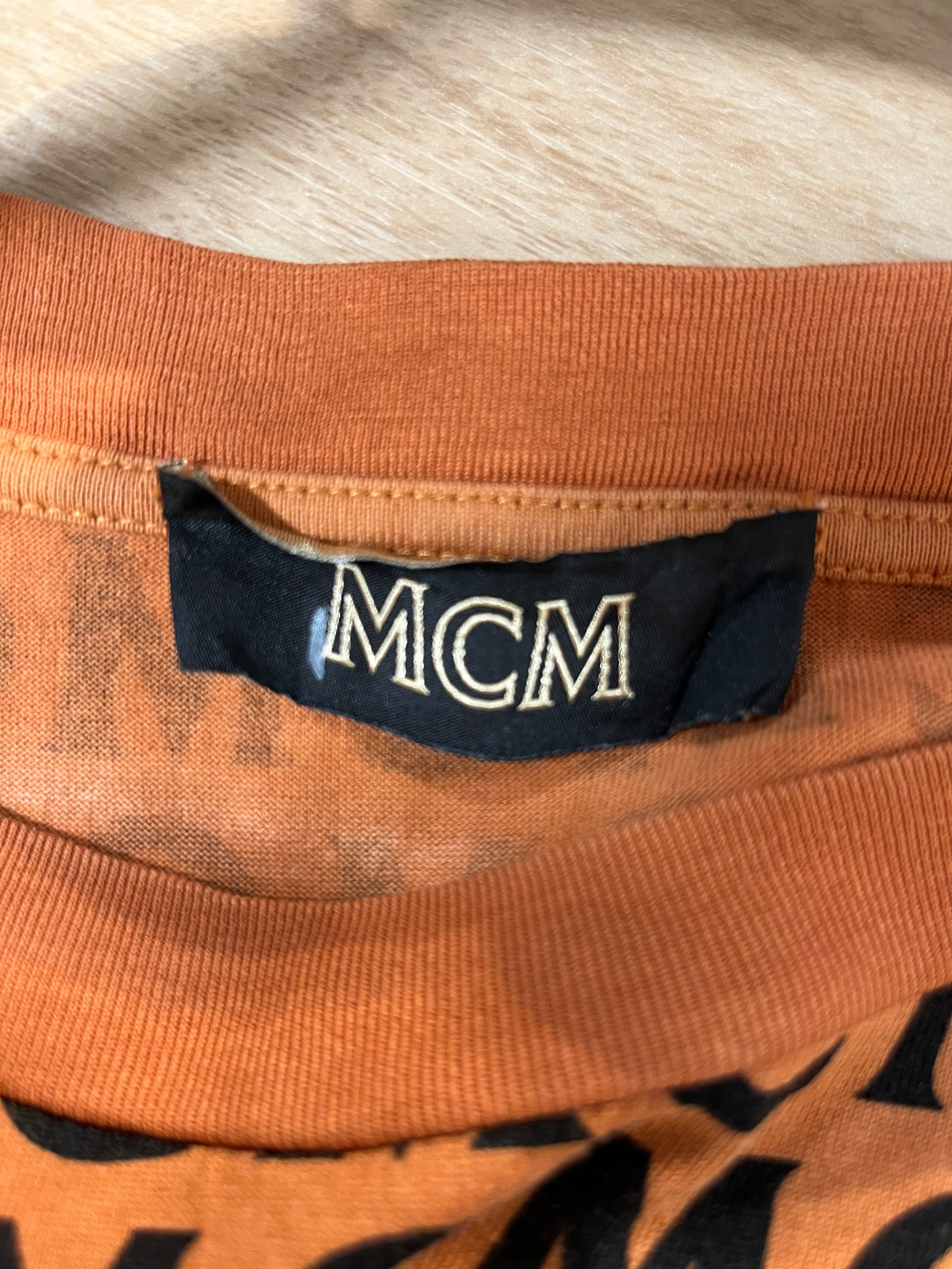 MCM/T-Shirt/L/Cotton/ORN/Monogram/ view 3
