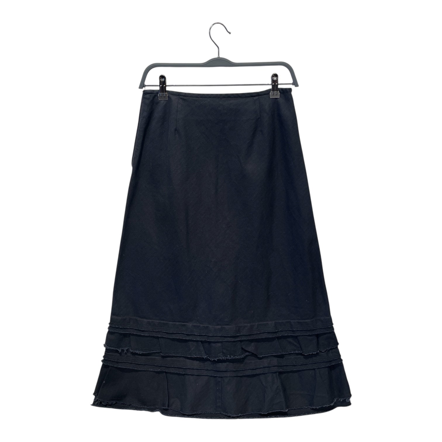 tricot COMME des GARCONS/Long Skirt/M/Cotton/BLK/AD2002 LAYERED SKIRT view 2