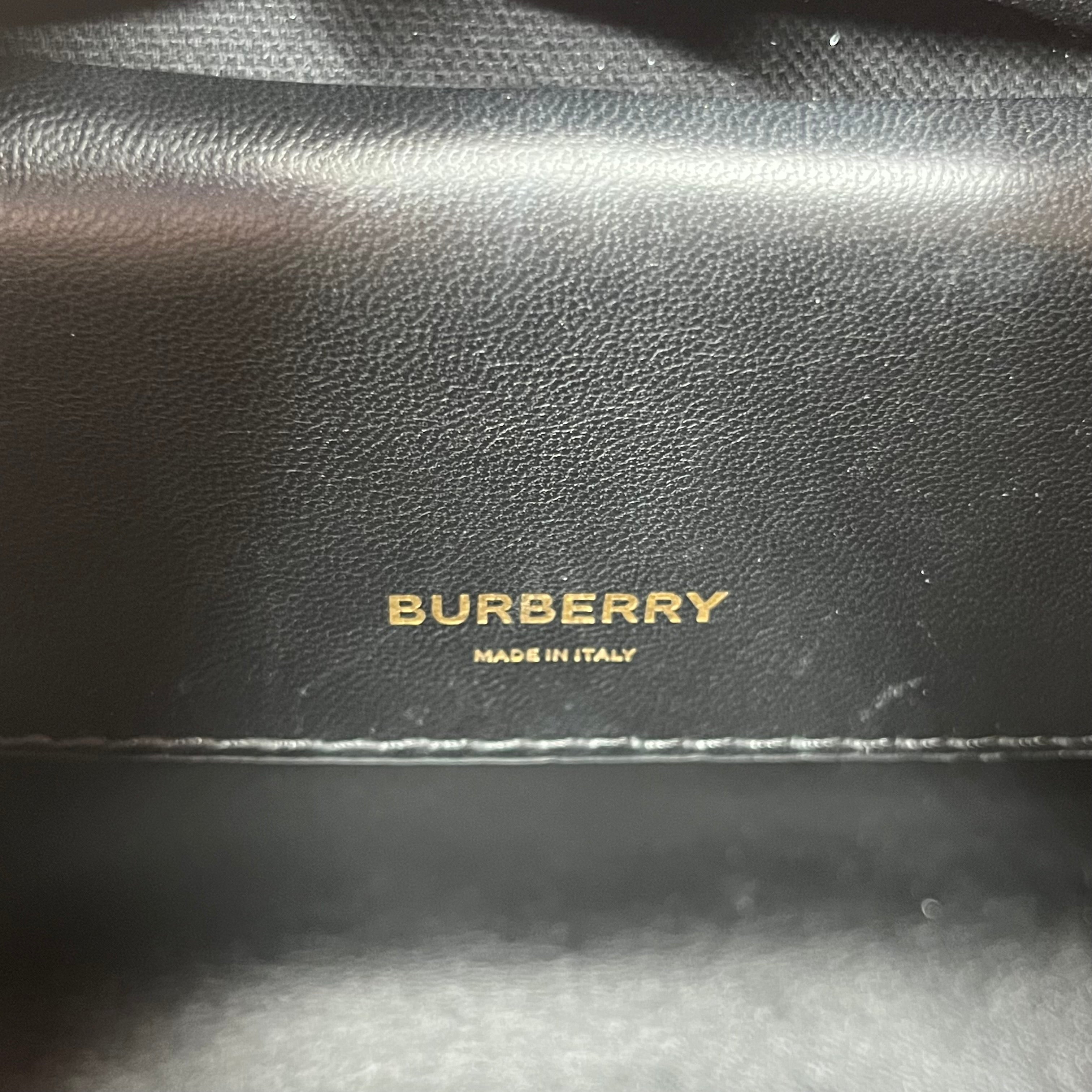 BURBERRY LONDON/Bag/Leather/BRW/cube bag view 4