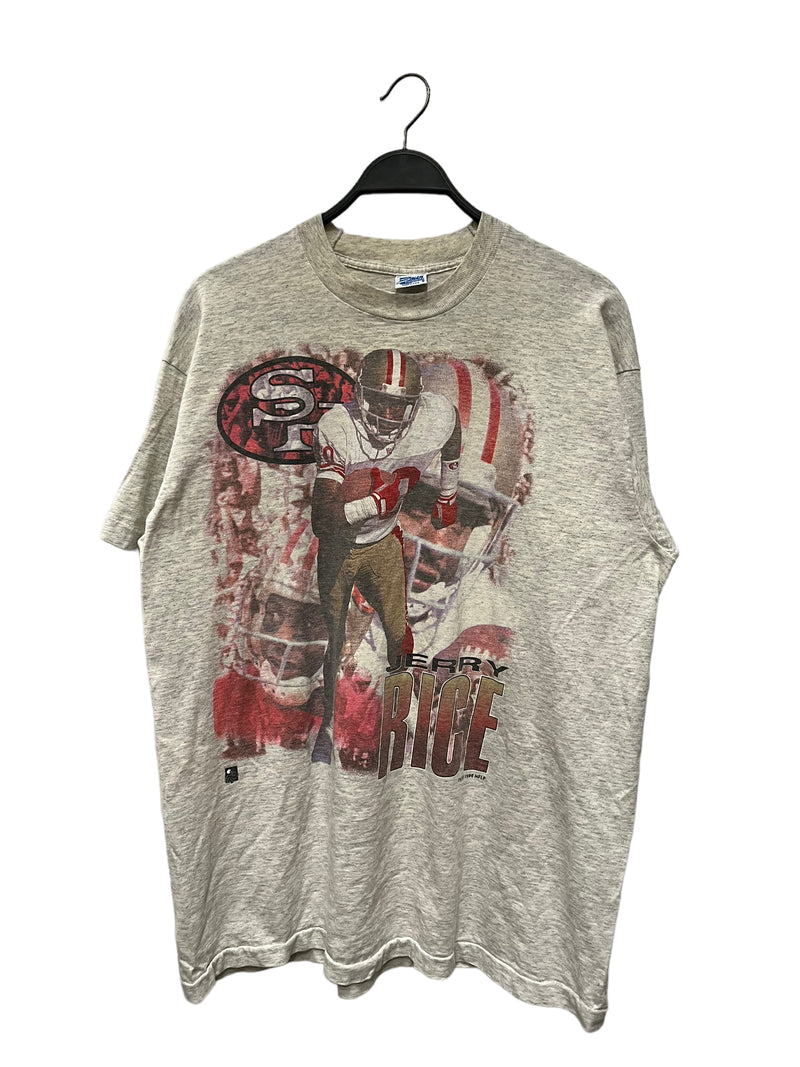 Vintage/T-Shirt/XL/Cotton/GRY/Graphic/1994 Jerry Rice
