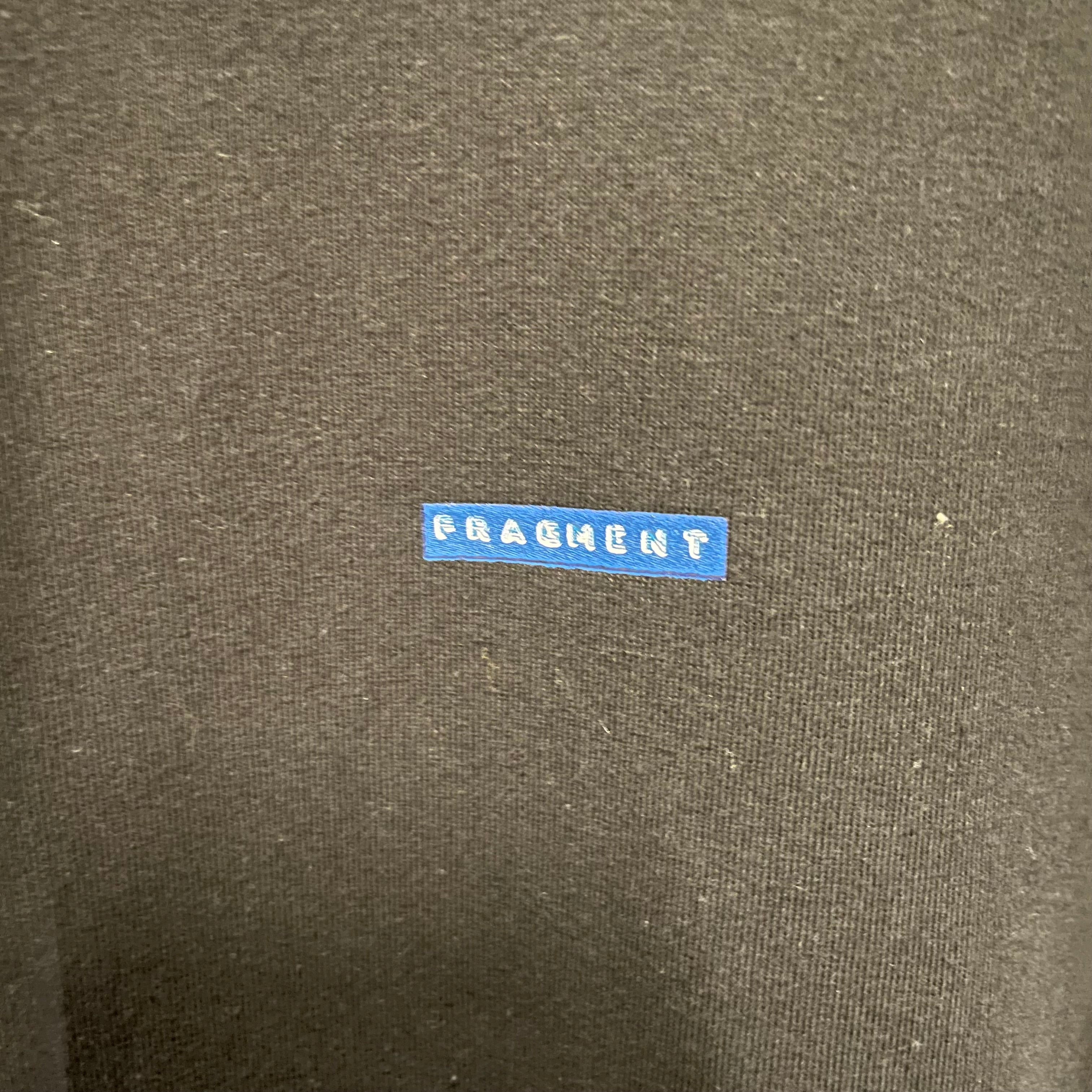 Sacai/FRAGMENT/Sweatshirt/L/Cotton/BLK/Pullover/mini blue graphic view 5