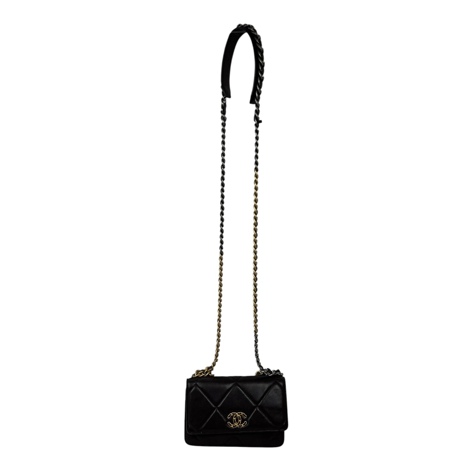 CHANEL/Bag/Leather/BRW/19 WALLET ON CHAIN view 1