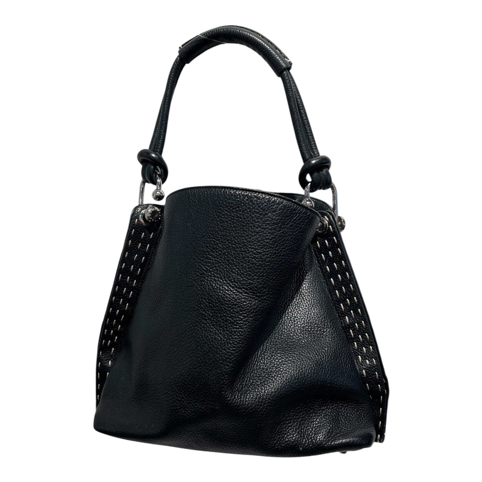 BCBG MAXAZRIA/Hand Bag/Leather/BLK/pebbled hobo view 2