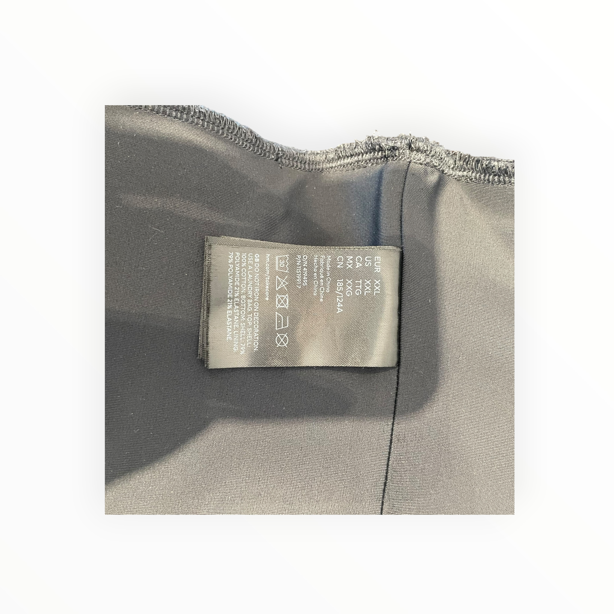MUGLER/Tailored Jkt/XXL/Cotton/BLK/H&M Mugler Corset Hoodie view 4