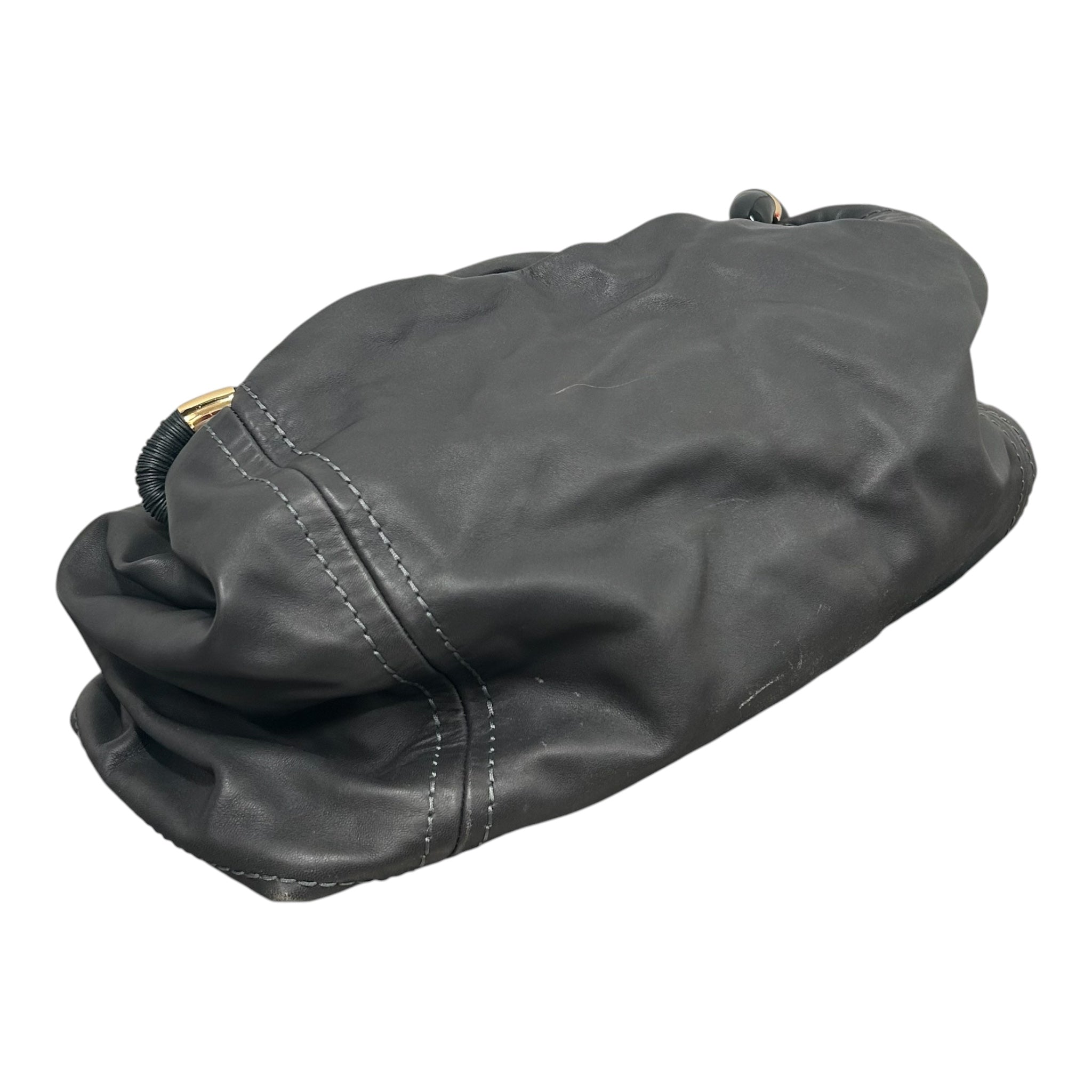JIMMY CHOO/Bag/Leather/GRY/Saba Hobo Bag view 6