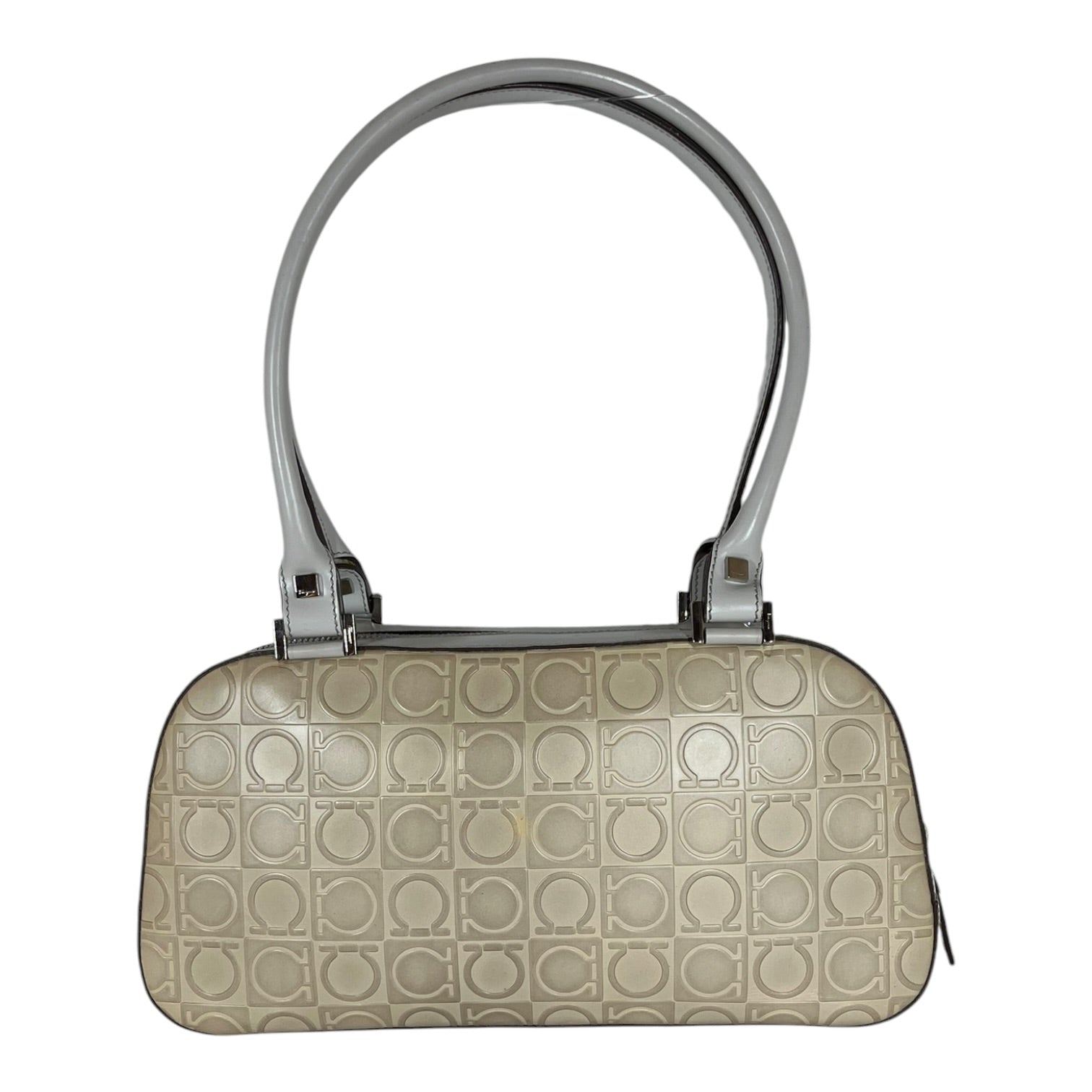 Salvatore Ferragamo/Bag/Monogram/Leather/CRM/TWO-TONE MONOGRAM BAG view 1