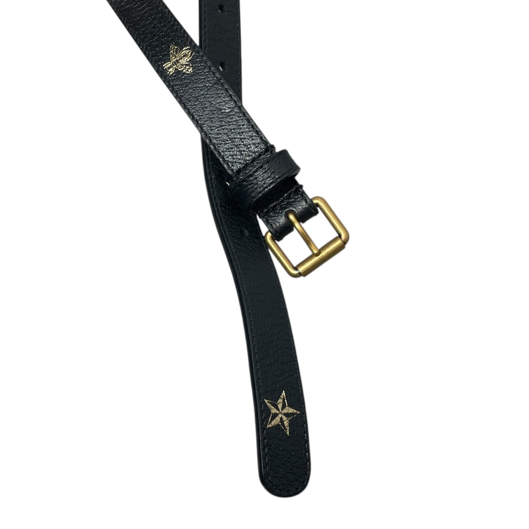 GUCCI/Belt/Leather/BLK/70/28