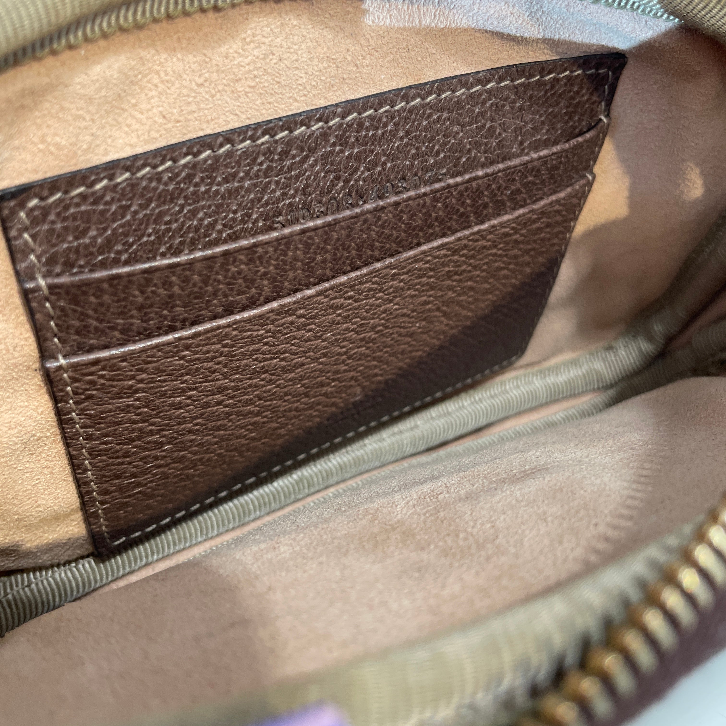 GUCCI/Accessories/Monogram/Leather/BRW/Ophidia GG Canvas view 6