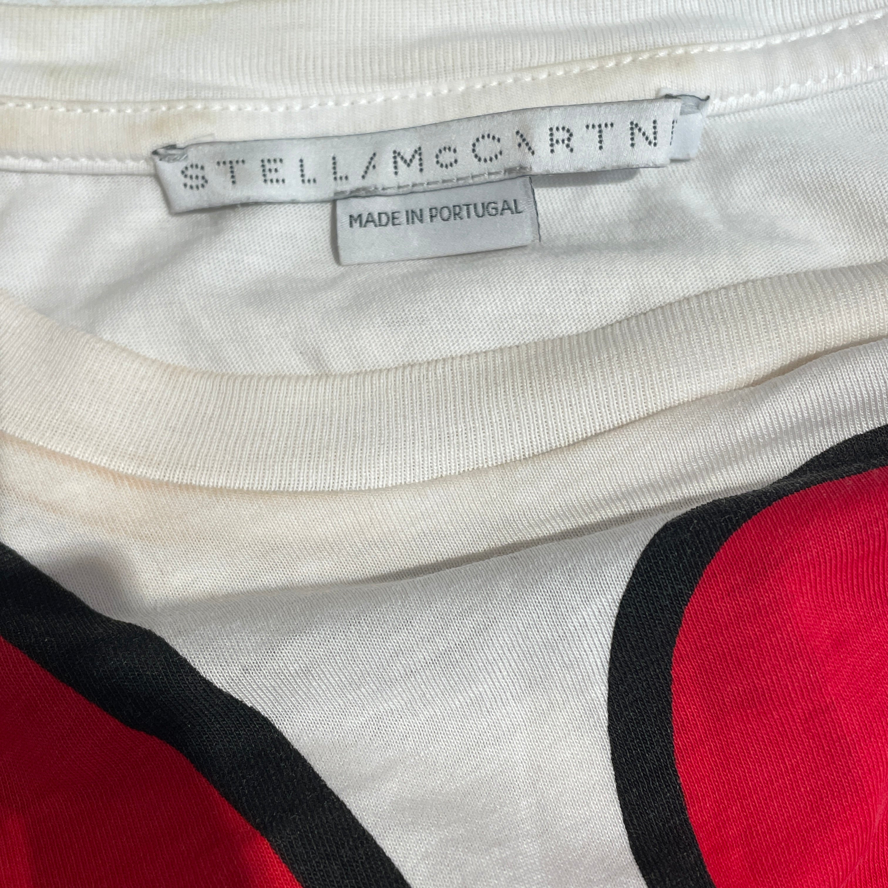 STELLAMcCARTNEY/T-Shirt/38/Graphic/Cotton/WHT/ view 3